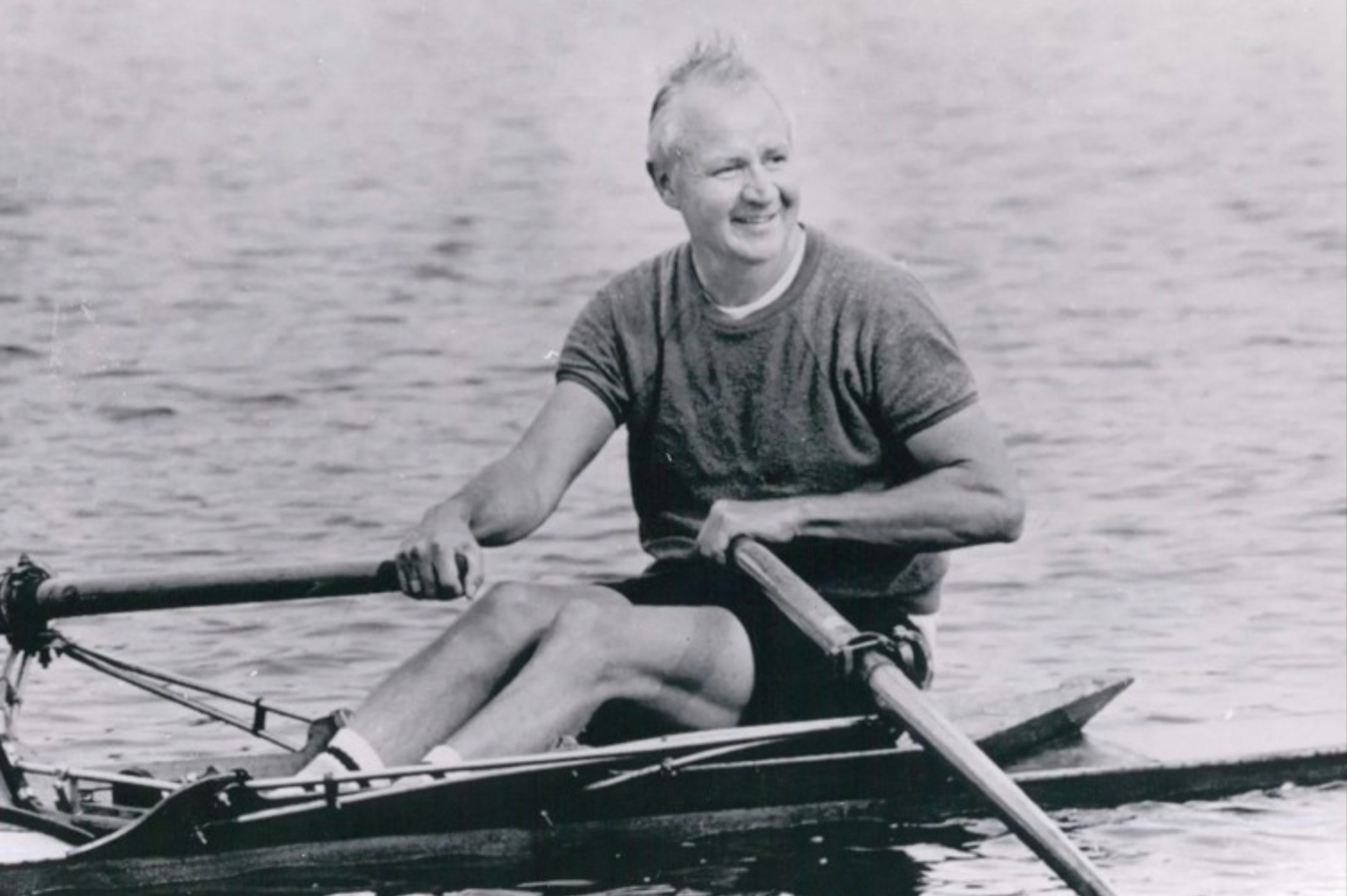 Pictured Above: Mr. Middendorf rowed a single shell in the 12th annual Head of the Charles Regatta in Boston in 1975