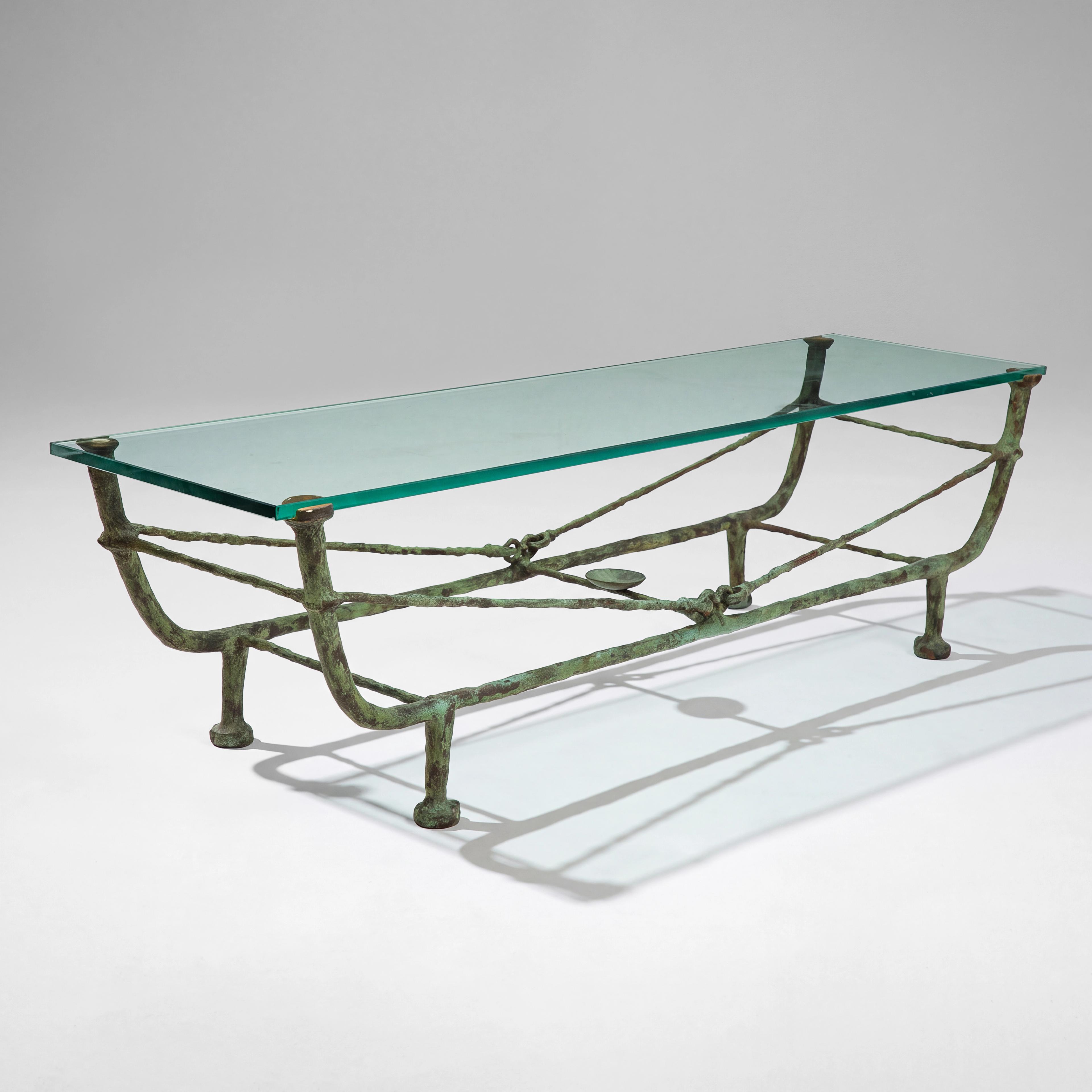 Lot 126 | Diego Giacometti, Berceau Table, Première Version, designed c. 1963 Estimate $250,000 – 350,000