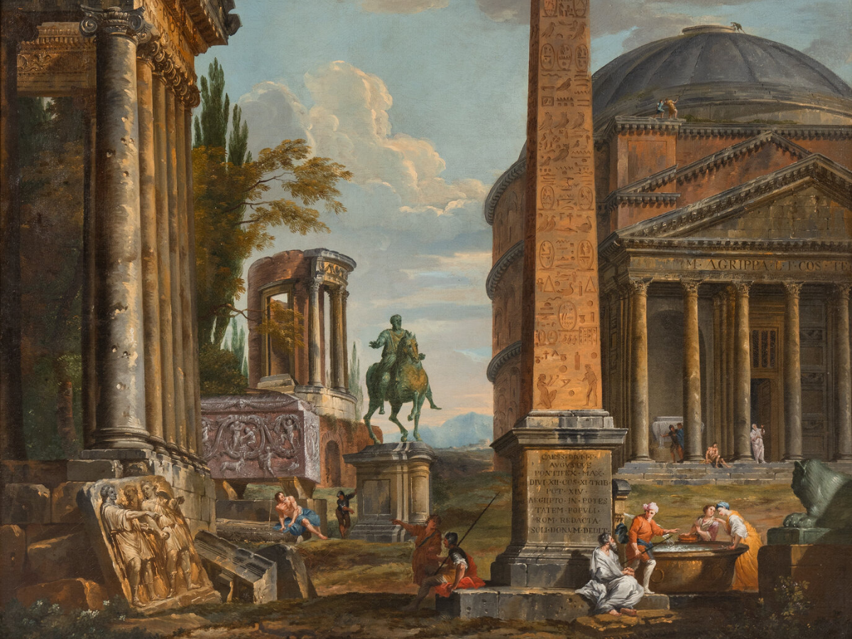 Panini's Vision of Rome: A Rare Capriccio Masterpiece