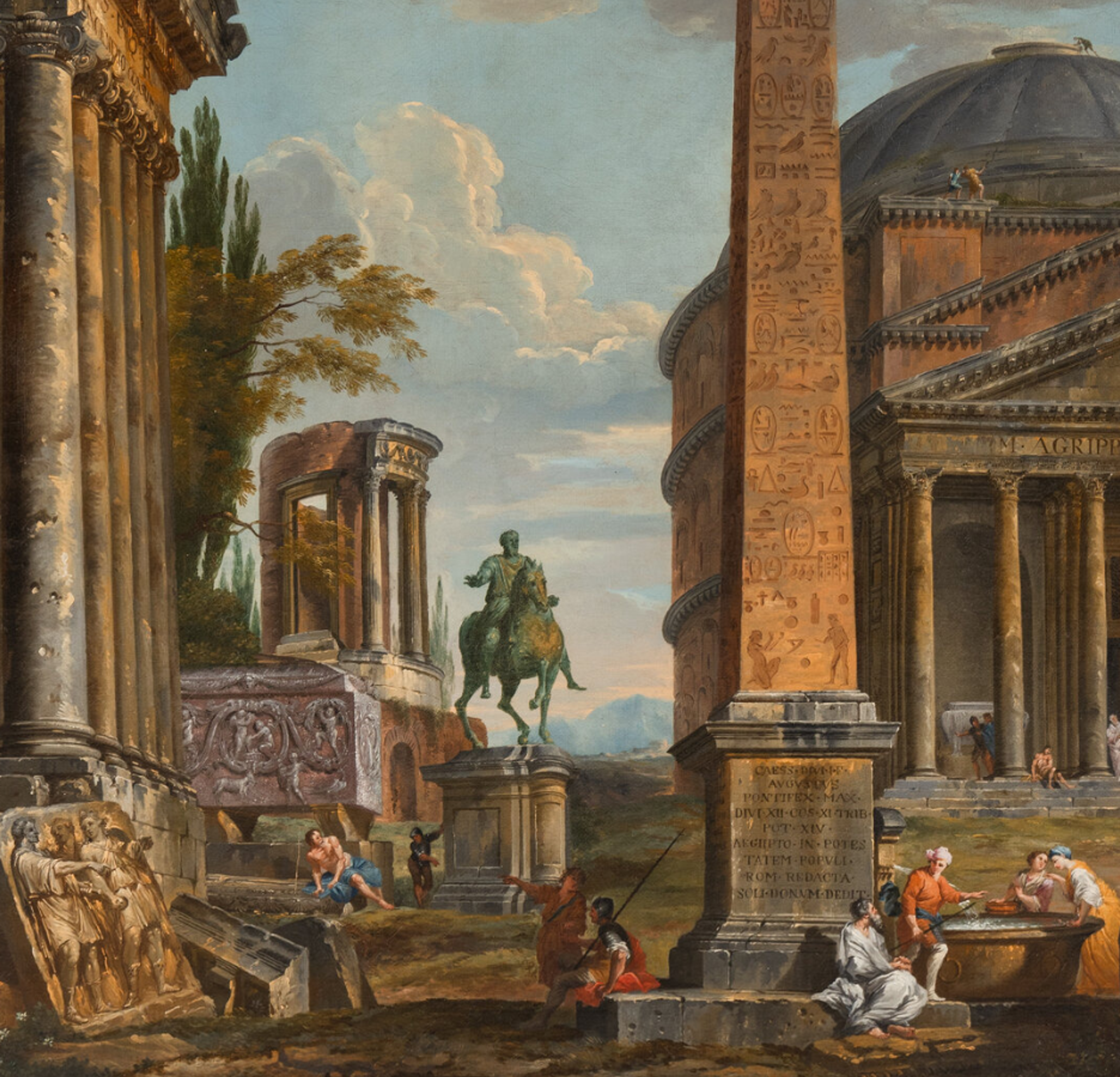 Panini's Vision of Rome: A Rare Capriccio Masterpiece