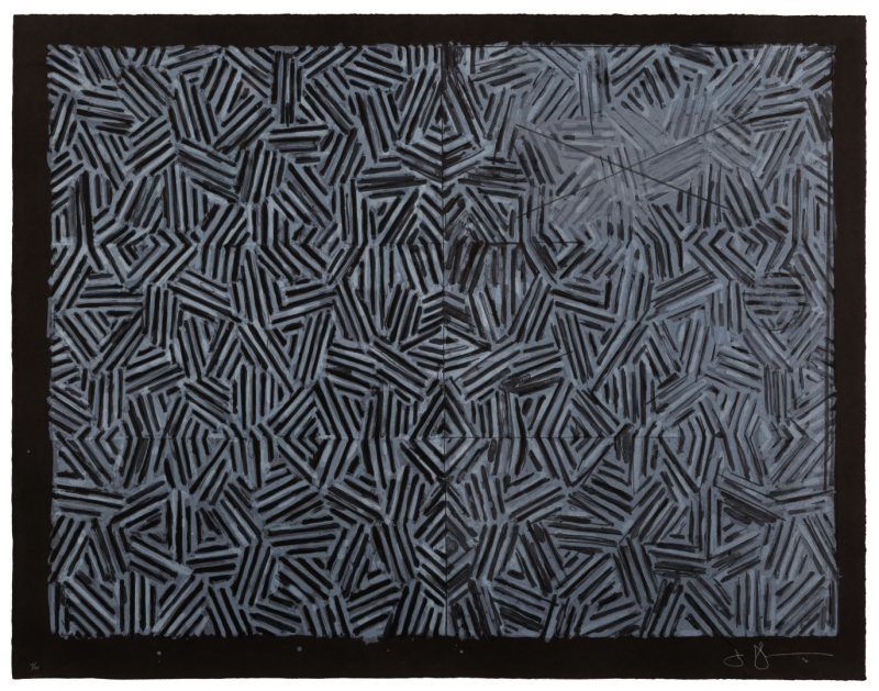 Jasper Johns,                   Corpse and Mirror, 1976