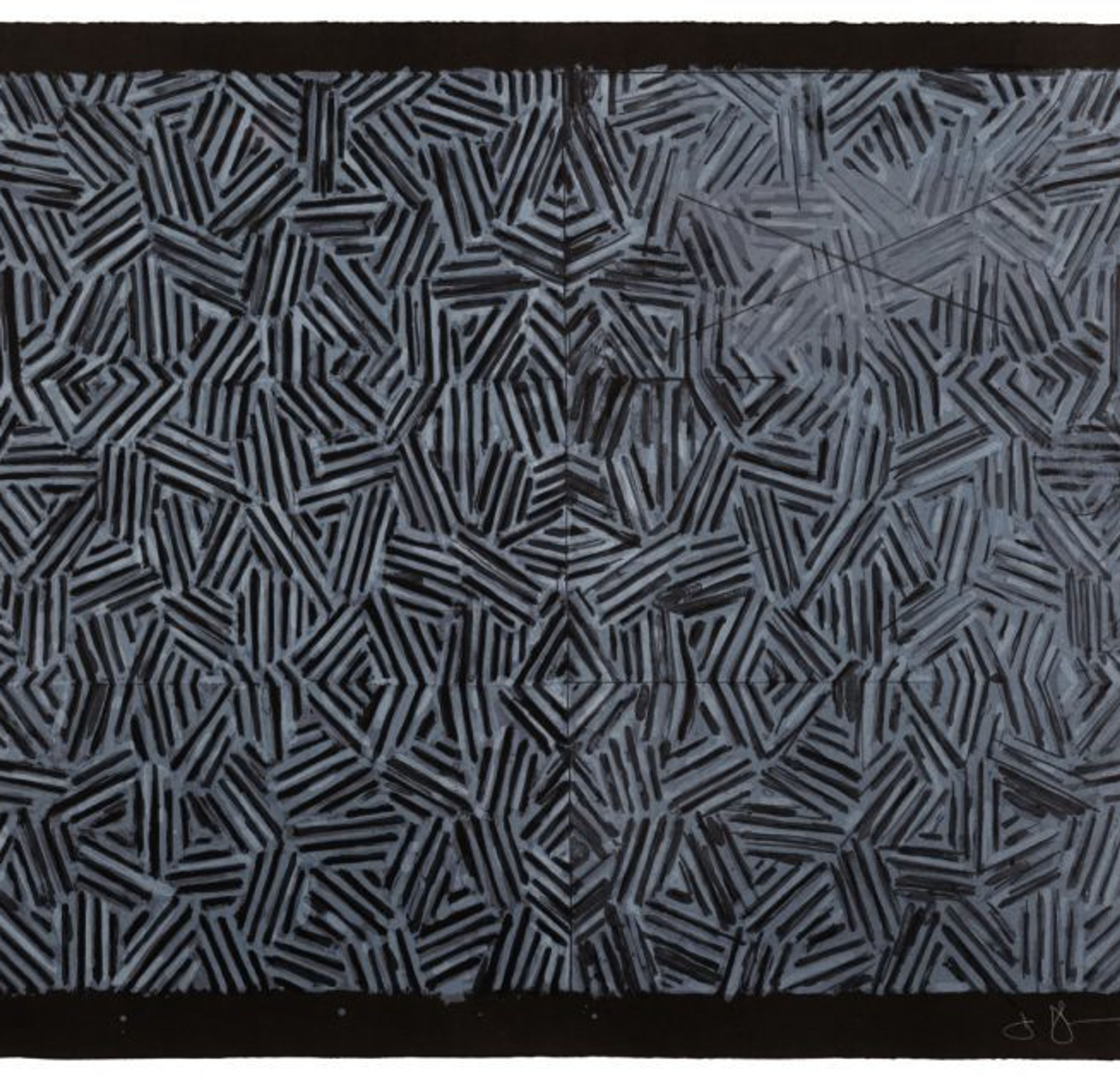 Jasper Johns, Corpse and Mirror, 1976