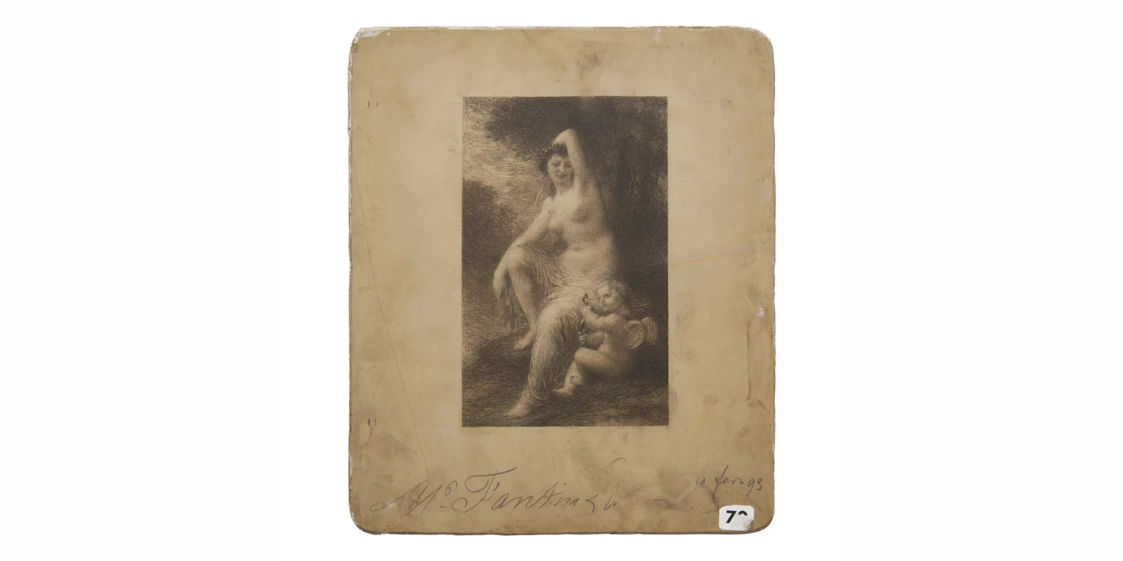 Lot 118: Henri Fantin-Latour, Vénus et l'Amour