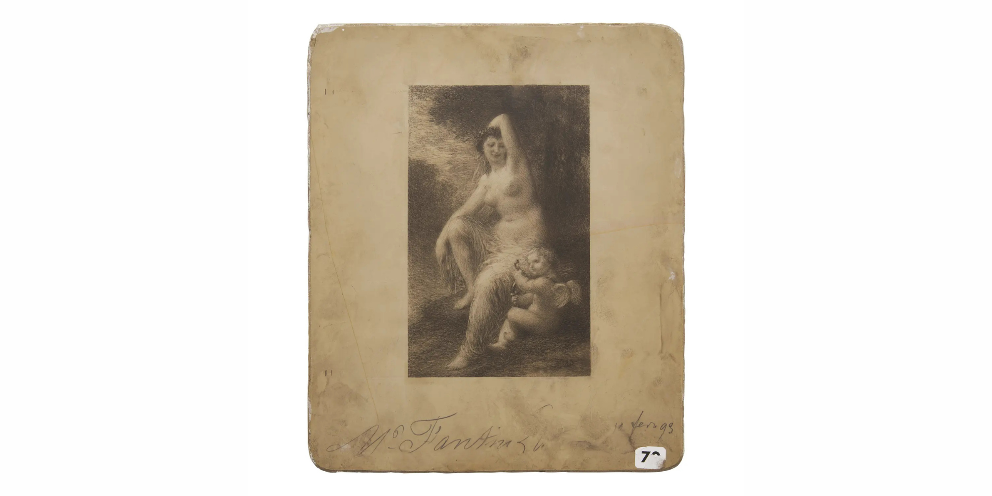 Lot 118: Henri Fantin-Latour, Vénus et l'Amour