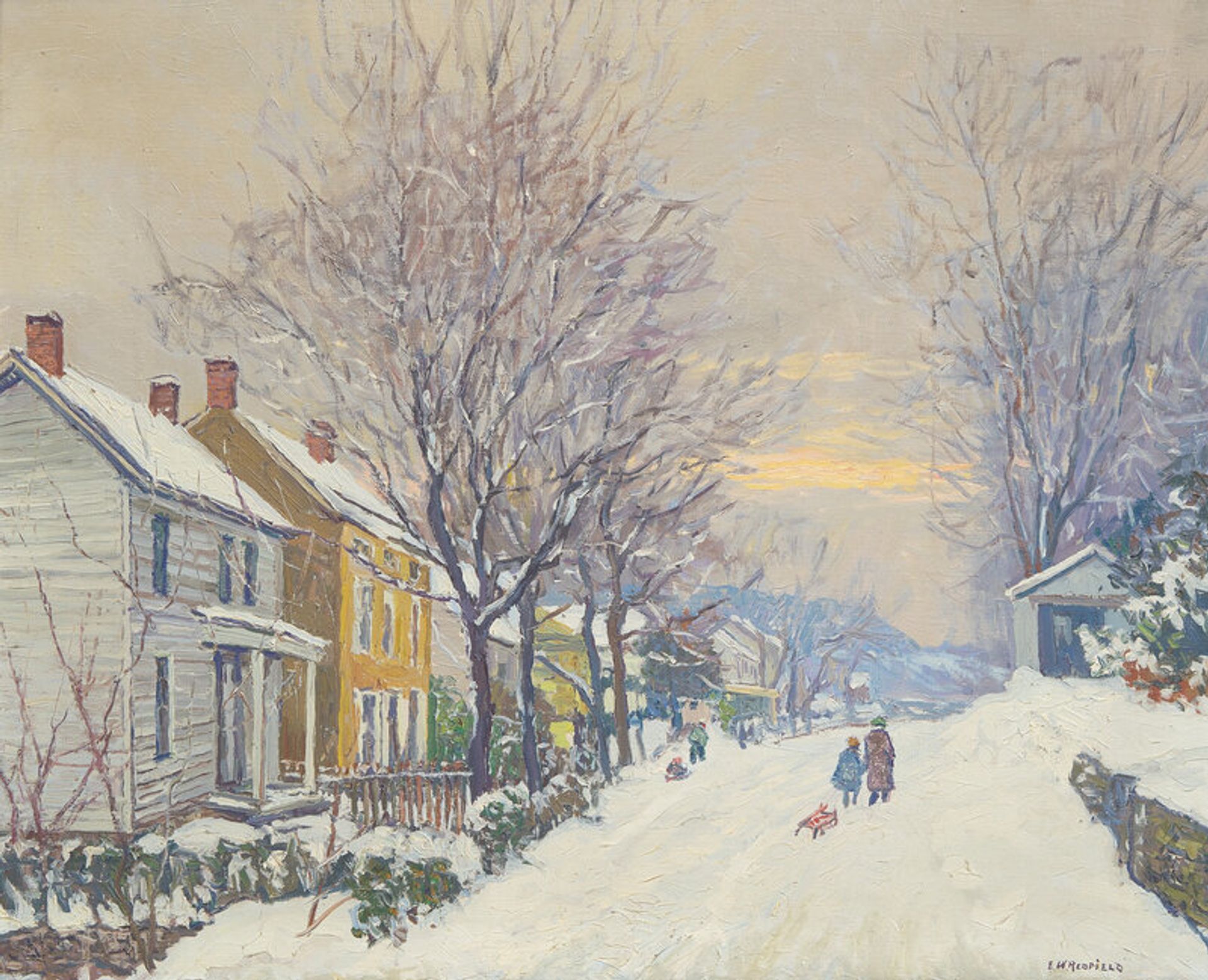 Lot 125 | Edward Willis Redfield, Centre Bridge | Sold for $229,100