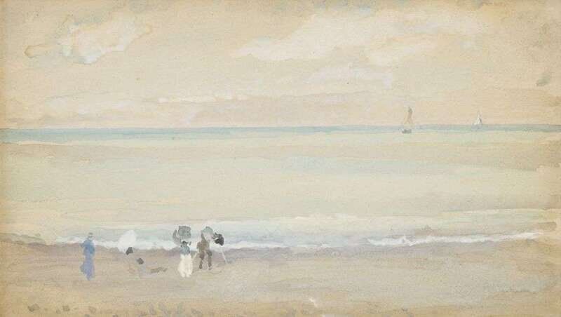 James Abbott McNeill Whistler (American, 1834-1903) Blue and Opal - The Photographer