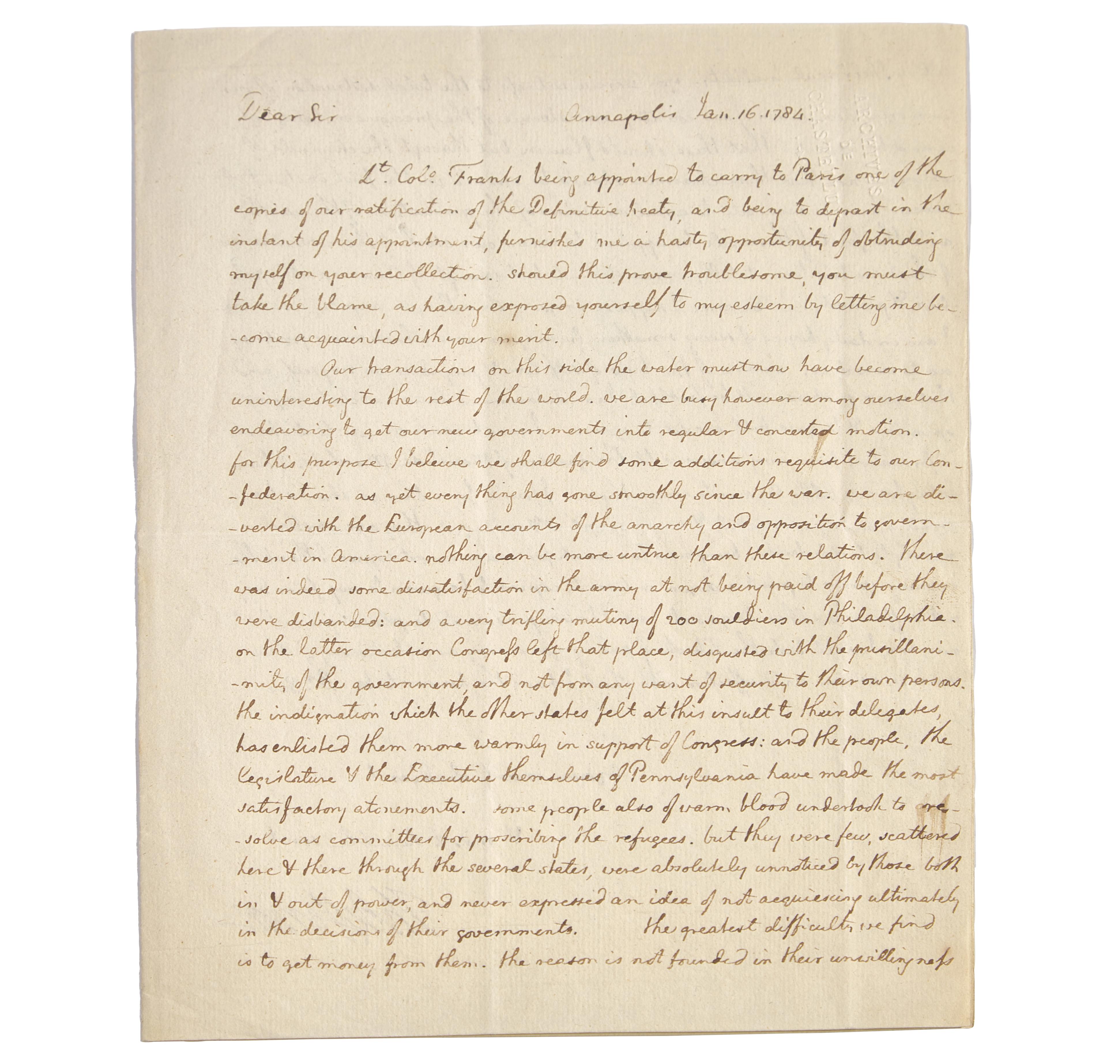 Freeman’s to Present How History Unfolds on Paper: Important Americana from the Eric C. Caren Collection, Part X in Philadelphia on June 30