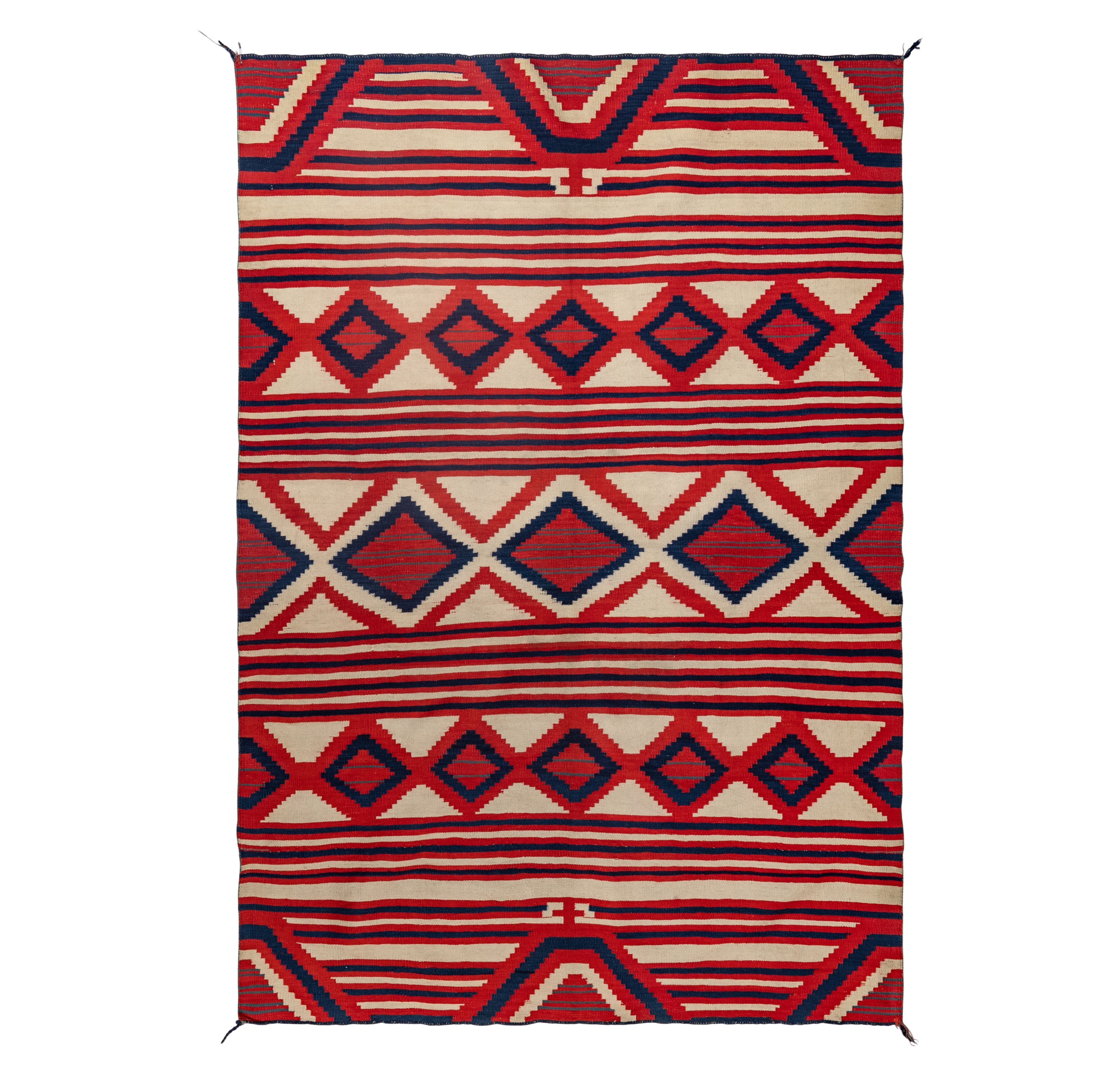 Lot 153 | Navajo Late Classic Serape, ca 1860 Sold for $217,600