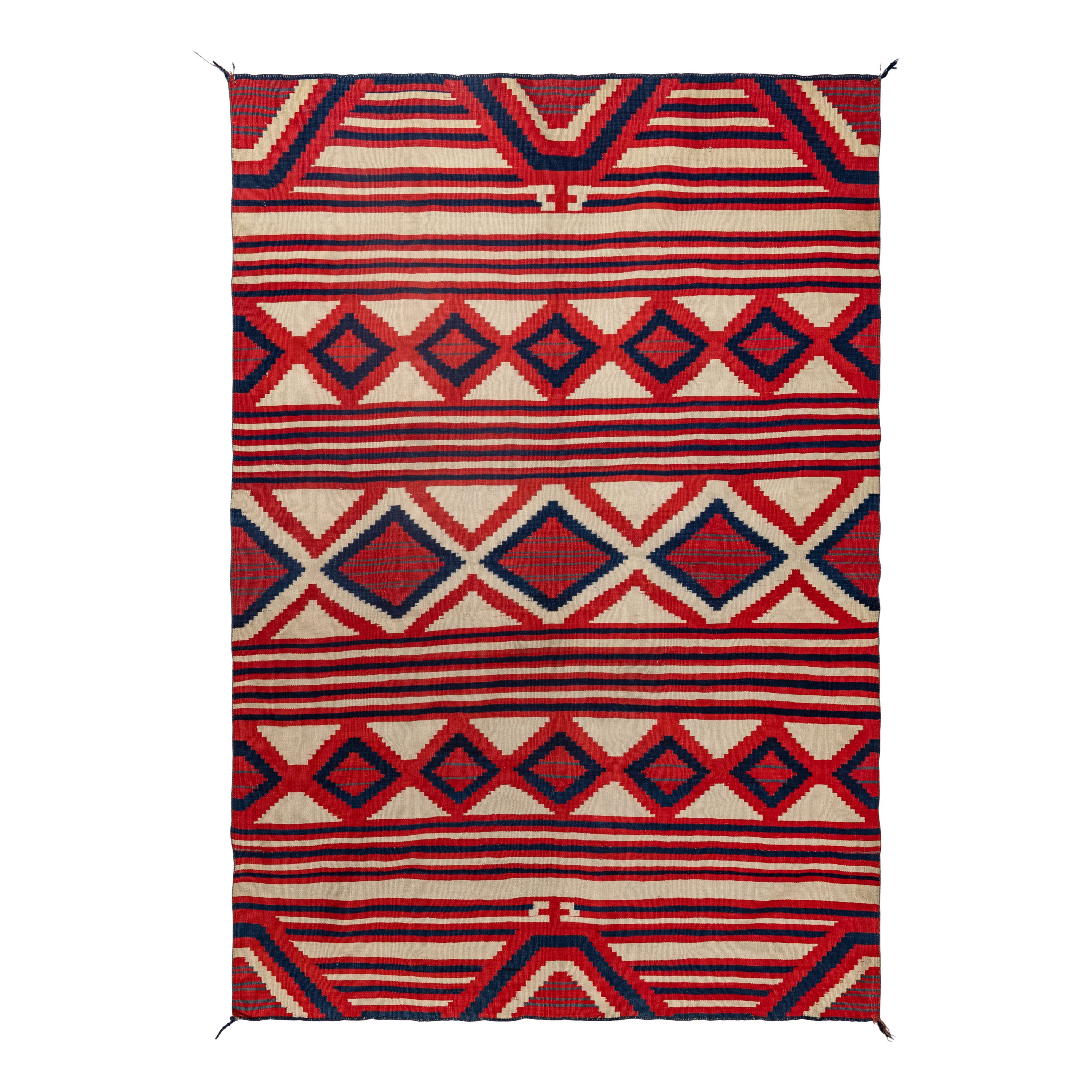 Lot 153 | Navajo Late Classic Serape, ca 1860 Sold for $217,600