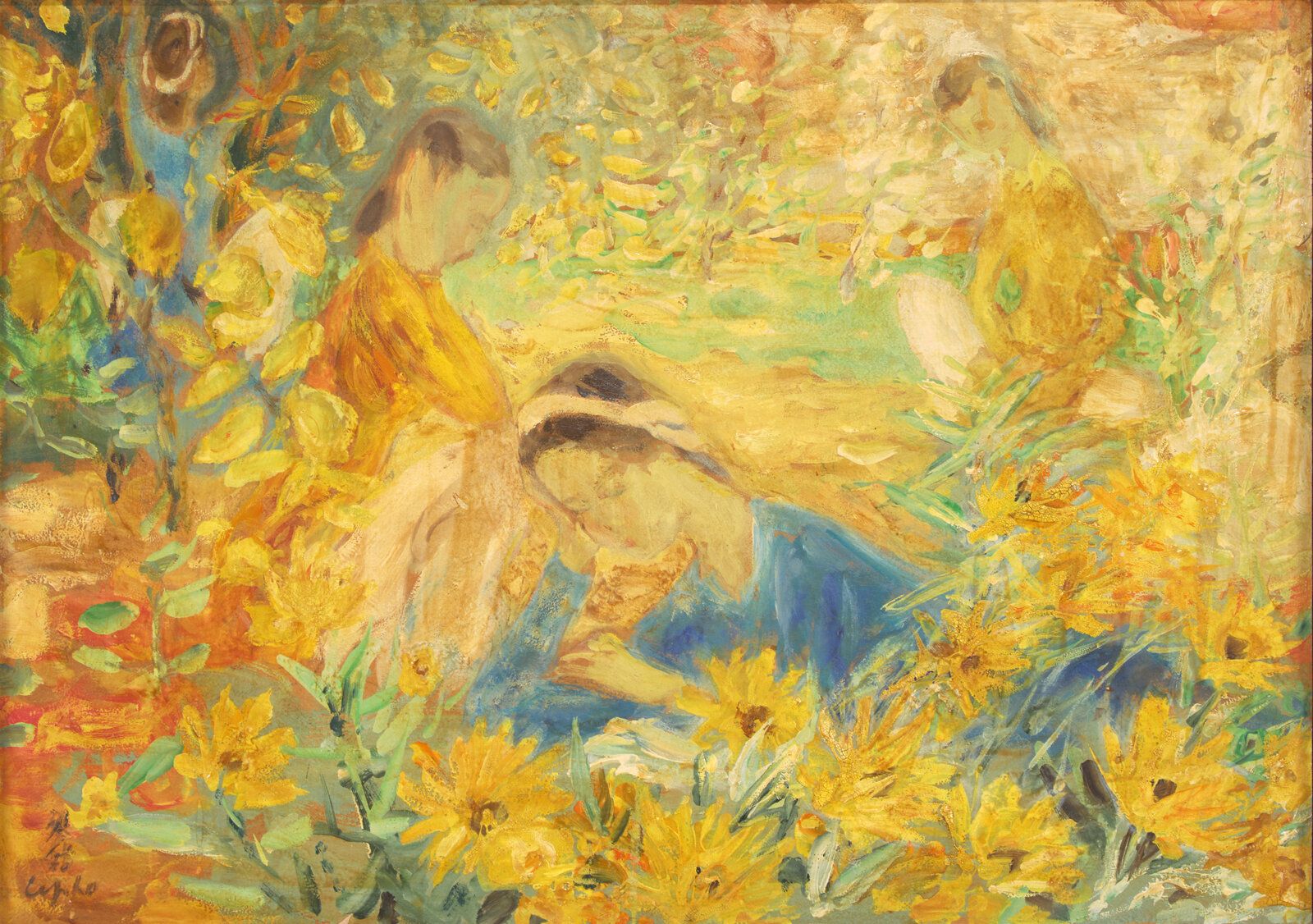 Lot 2| Dans le Jardin, 1963, Lê Phổ (French/Vietnamese, 1907-2001)