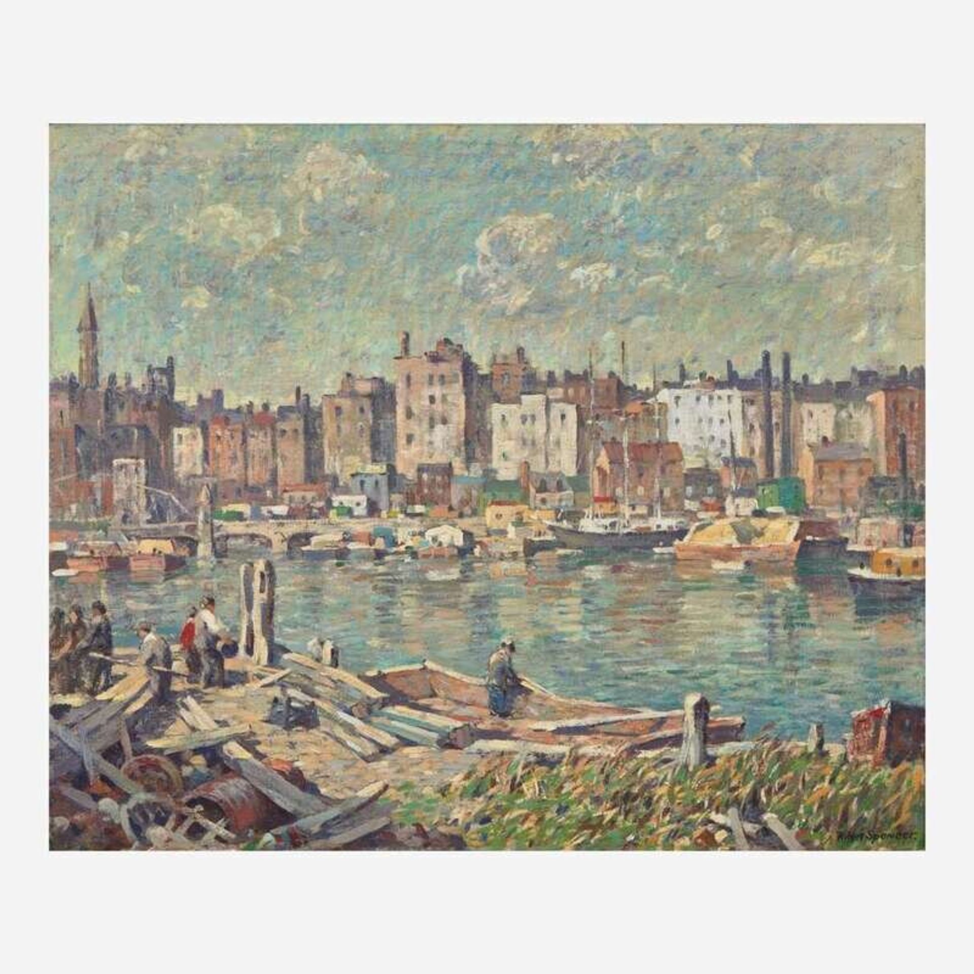 Robert Spencer  Robert Spencer (American, 1879–1931) Harlem River
