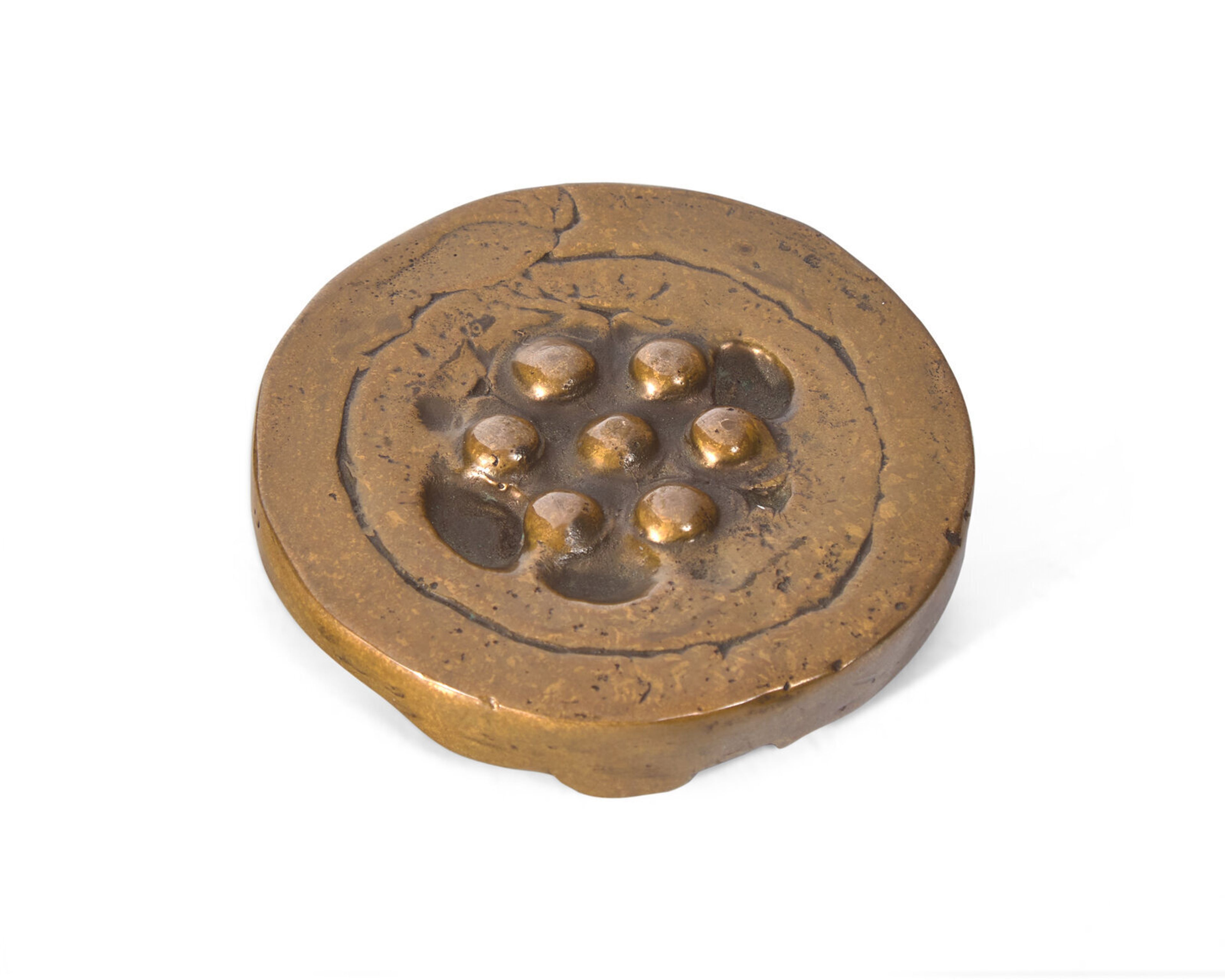Lot 222 | Marcel Duchamp (French, 1887-1968) Bouche-Évier (Sink Stopper) also known as Medallic Sculpture, 1964 | Estimate: $2,000 - 3,000