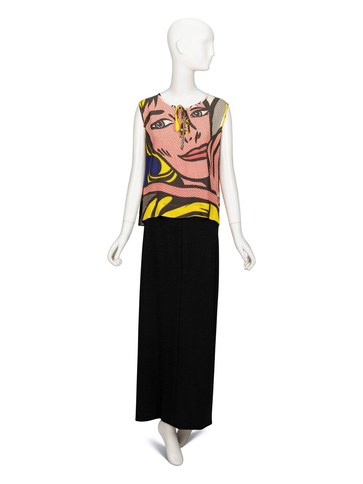 Lot 55 Moschino 'Lichtenstein' Blouse & Geoffrey Beene Skirt
