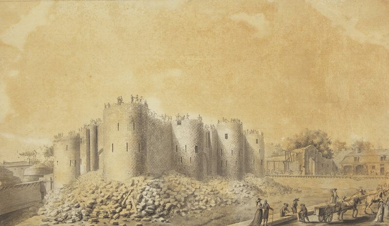 The Destruction of the Bastille Drawing, Once Owned by George Washington, Sells for Nearly $2 Million