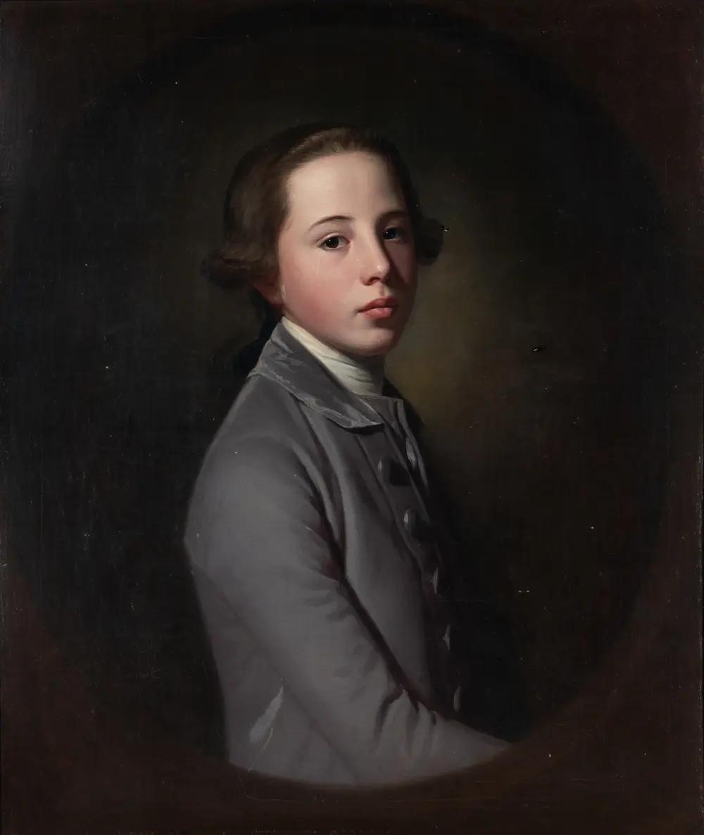 From Left to Right: Lot 21: George Romney (British, 1734-1802) | Cornelius Heathcote (1754-1825), c. 1767 | Estimate $10,000 - $20,000;
Lot 42 | Gaetano de Martini (Italian, 1840-1917) | Young Beauty, 1883 | Estimate: $6,000 - $8,000