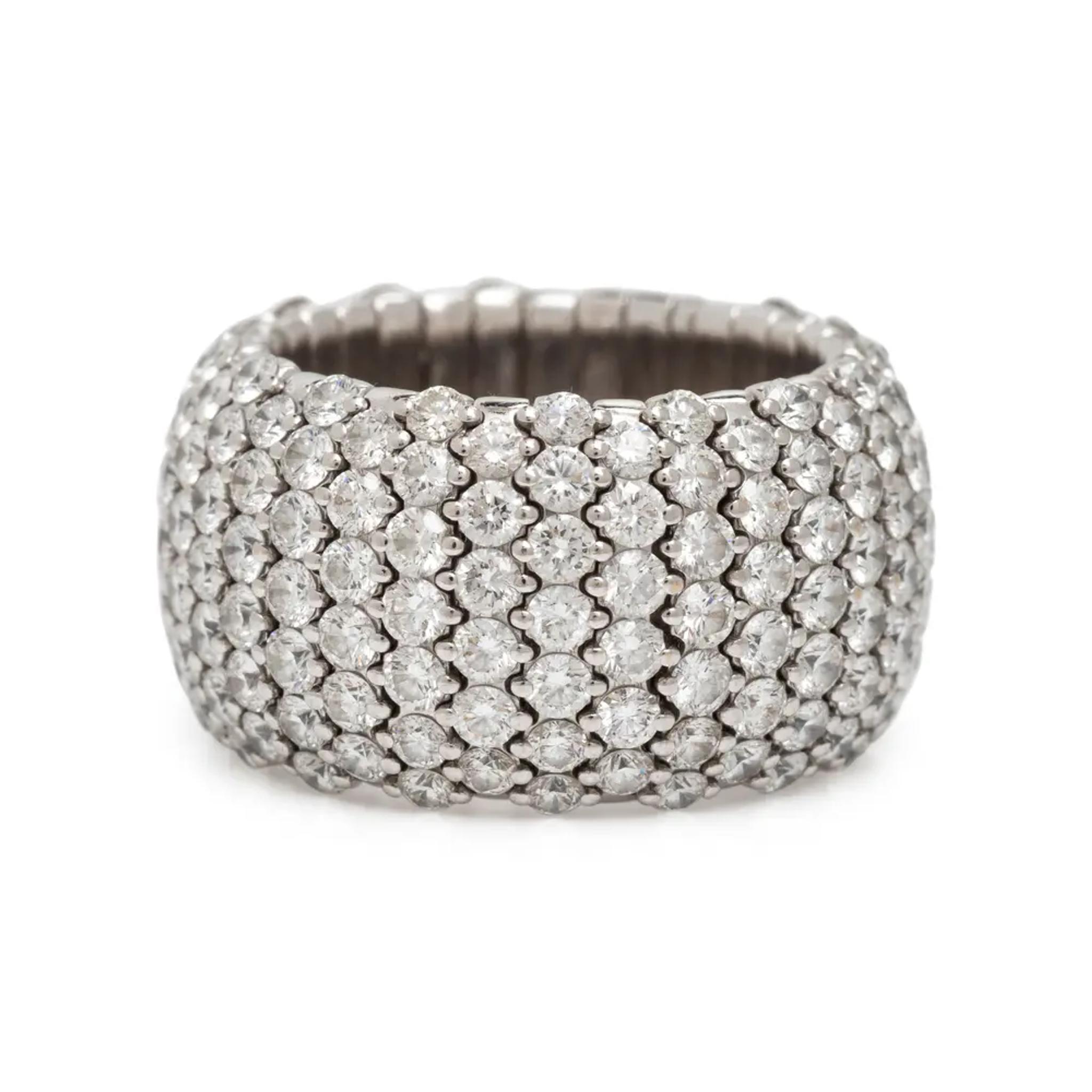 Lot 95 | Zydo, Diamond and White Gold Flexible Ring | Estimate $1,500 – $2,500