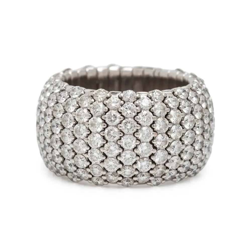 Lot 95 | Zydo, Diamond and White Gold Flexible Ring | Estimate $1,500 – $2,500