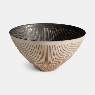 Lot 72 | Lucie Rie (Austrian/British, 1902-1995), 'Conical Sgraffito Bowl', Estimate: $15,000 - $25,000