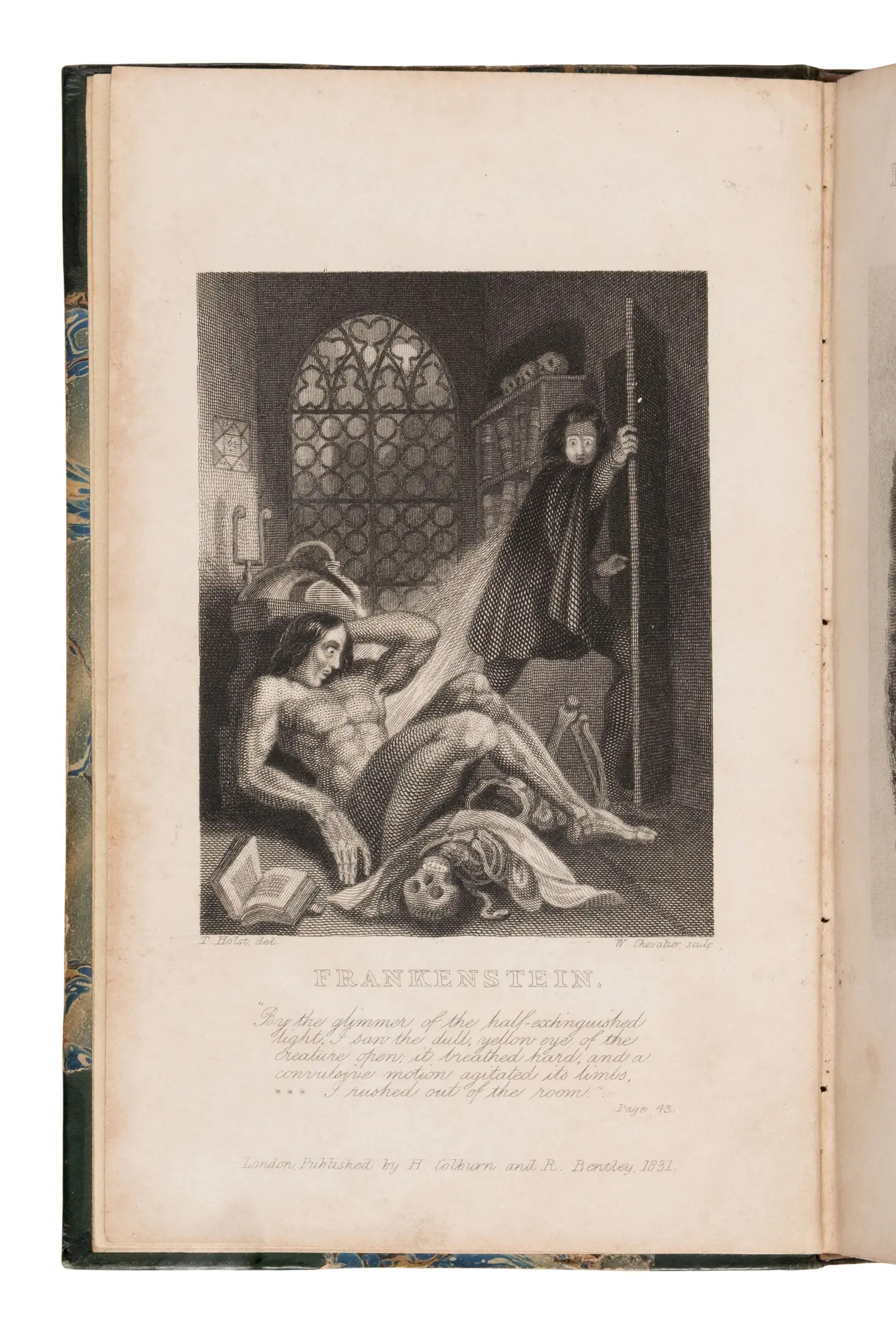 Lot 196 | Mary Shelley Frankenstein (1831 edition) | Estimate: $4,000–6,000