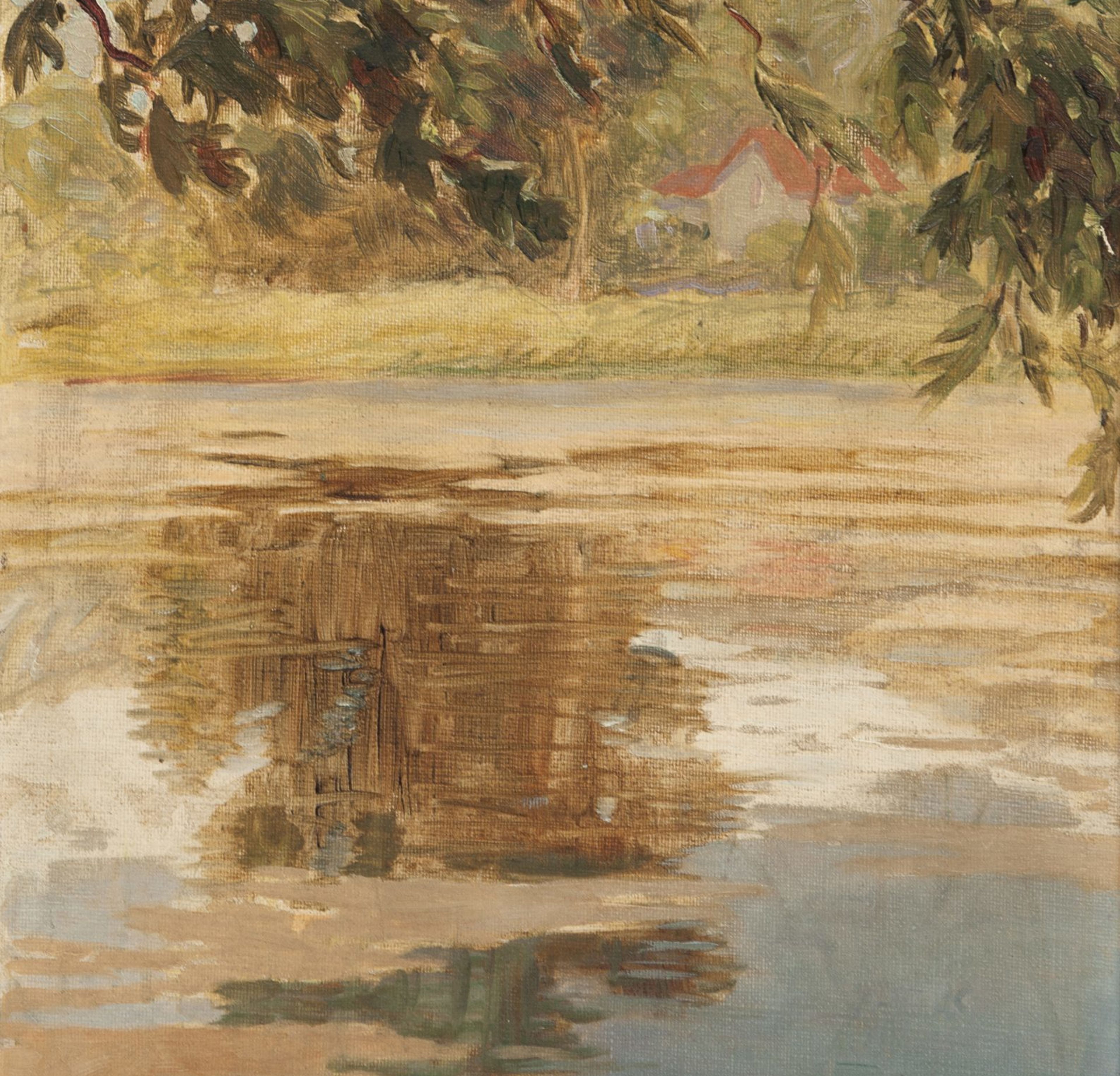 Grant Wood, Reflections, Ville d’Avray, 1920