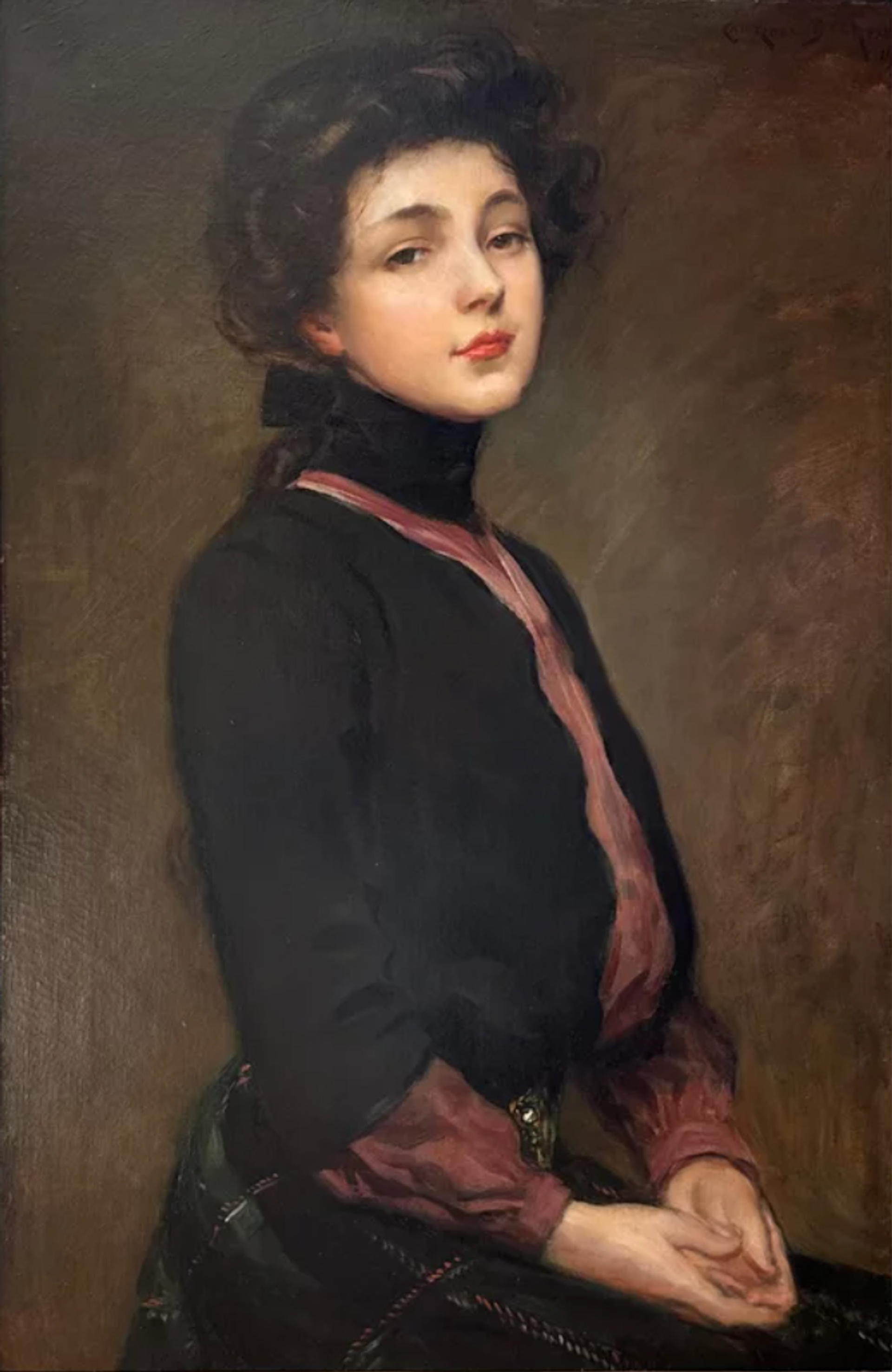 Portrait of Evelyn Nesbitt by James Carroll Beckwith