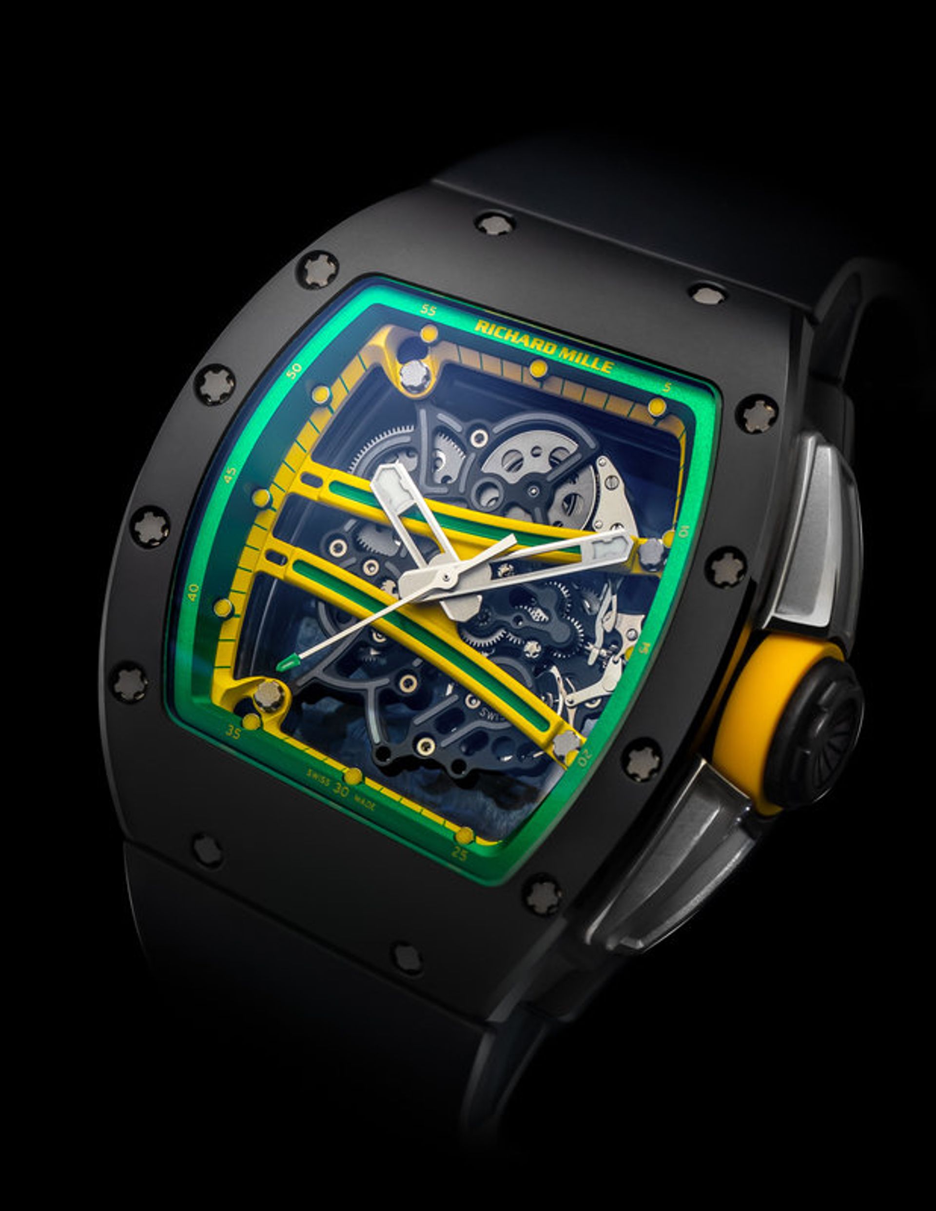 Lot 39 | A Spectacular Richard Mille, RM61-01 Ceramic 'Yohan Blake' Watch,' Estimate $150,000–$200,000