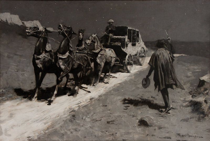 Frederic Remington (American, 1861-1909)
The "Hold-Up"