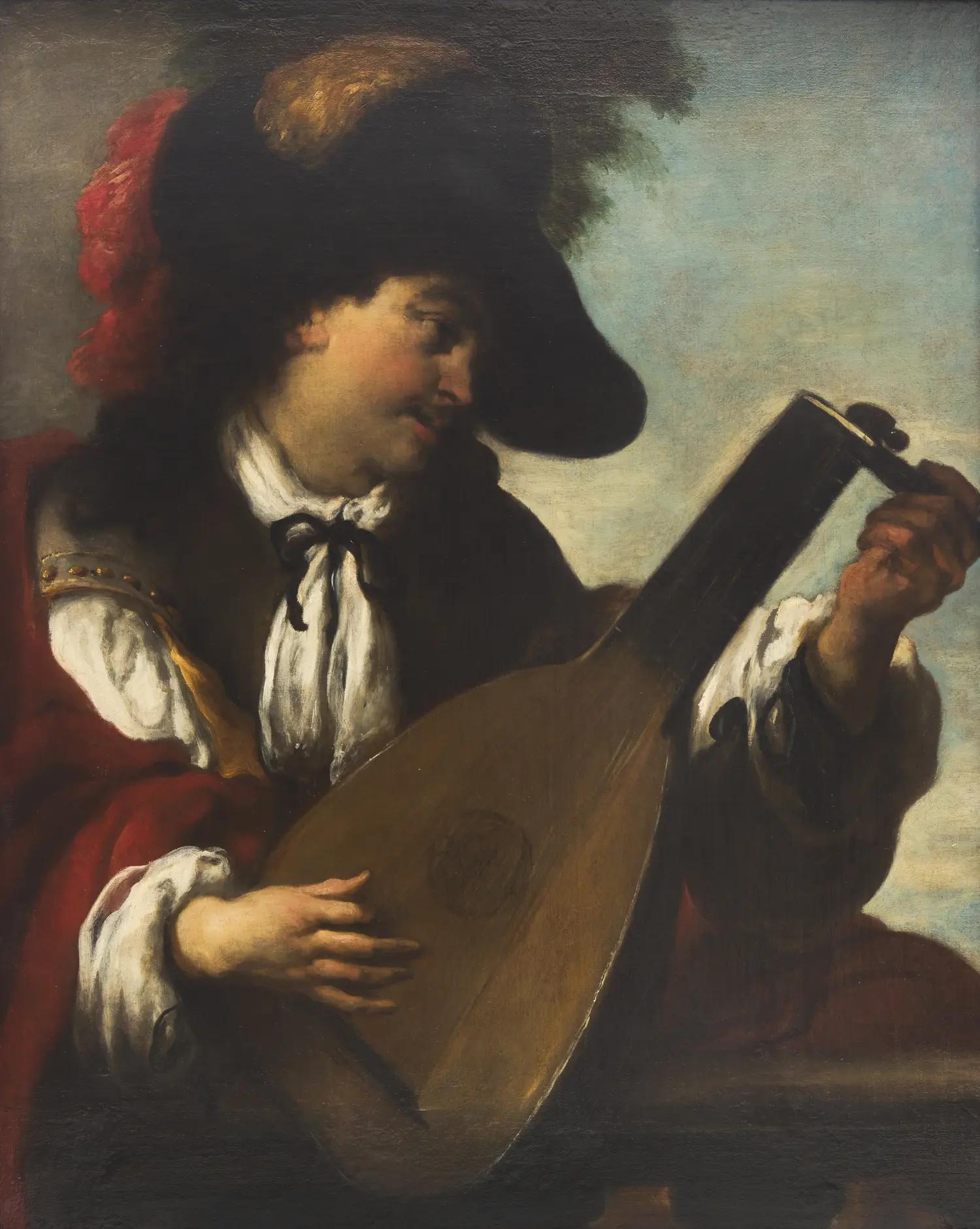 Lot 40 | Johann Liss (German, 1595-1631) | Lute Player | Estimate: $60,000 – $80,000  Property from the Estate of Ambassador J. William Middendorf II, Rhode Island