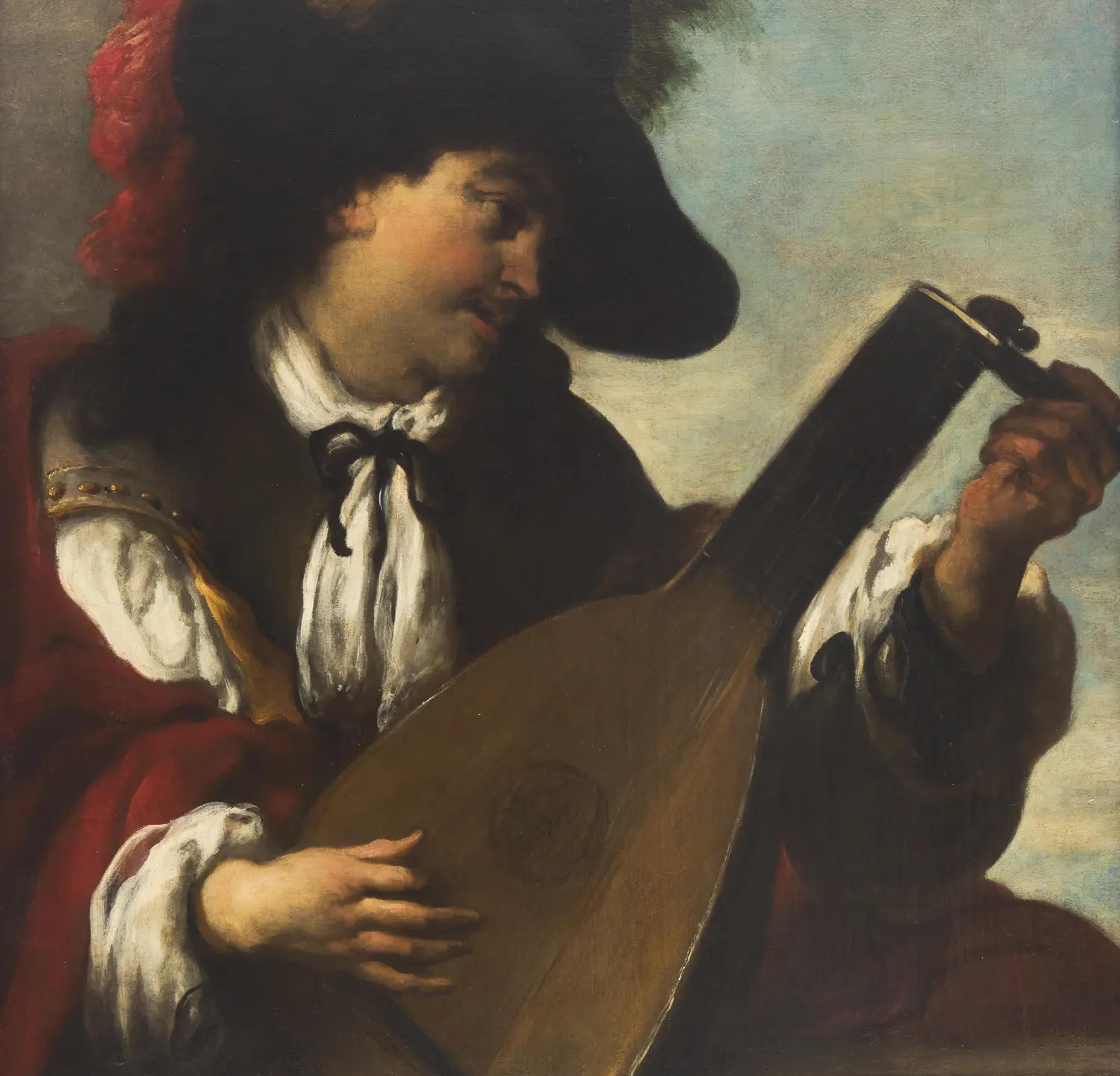 Lot 40 | Johann Liss (German, 1595-1631) | Lute Player | Estimate: $60,000 – $80,000 Property from the Estate of Ambassador J. William Middendorf II, Rhode Island