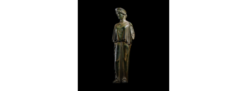 The Gréau Goddess A Roman Bronze Statuette of Juno Circa 1st Century B.C. SOLD FOR $165,600