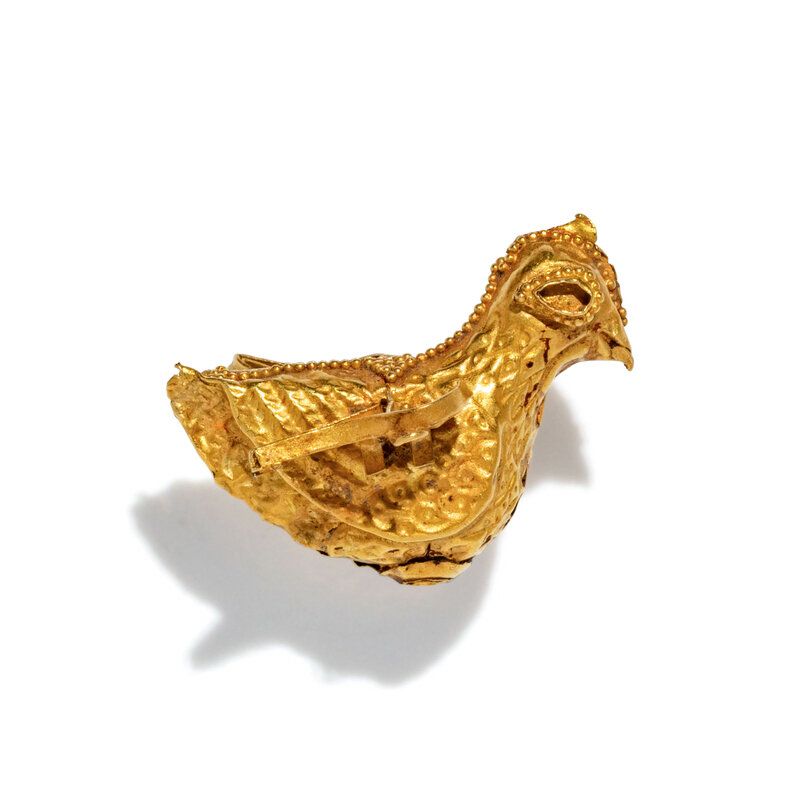 Lot 208 | A Byzantine or Islamic Gold Bird Pendant | Estimate: $600 - 800