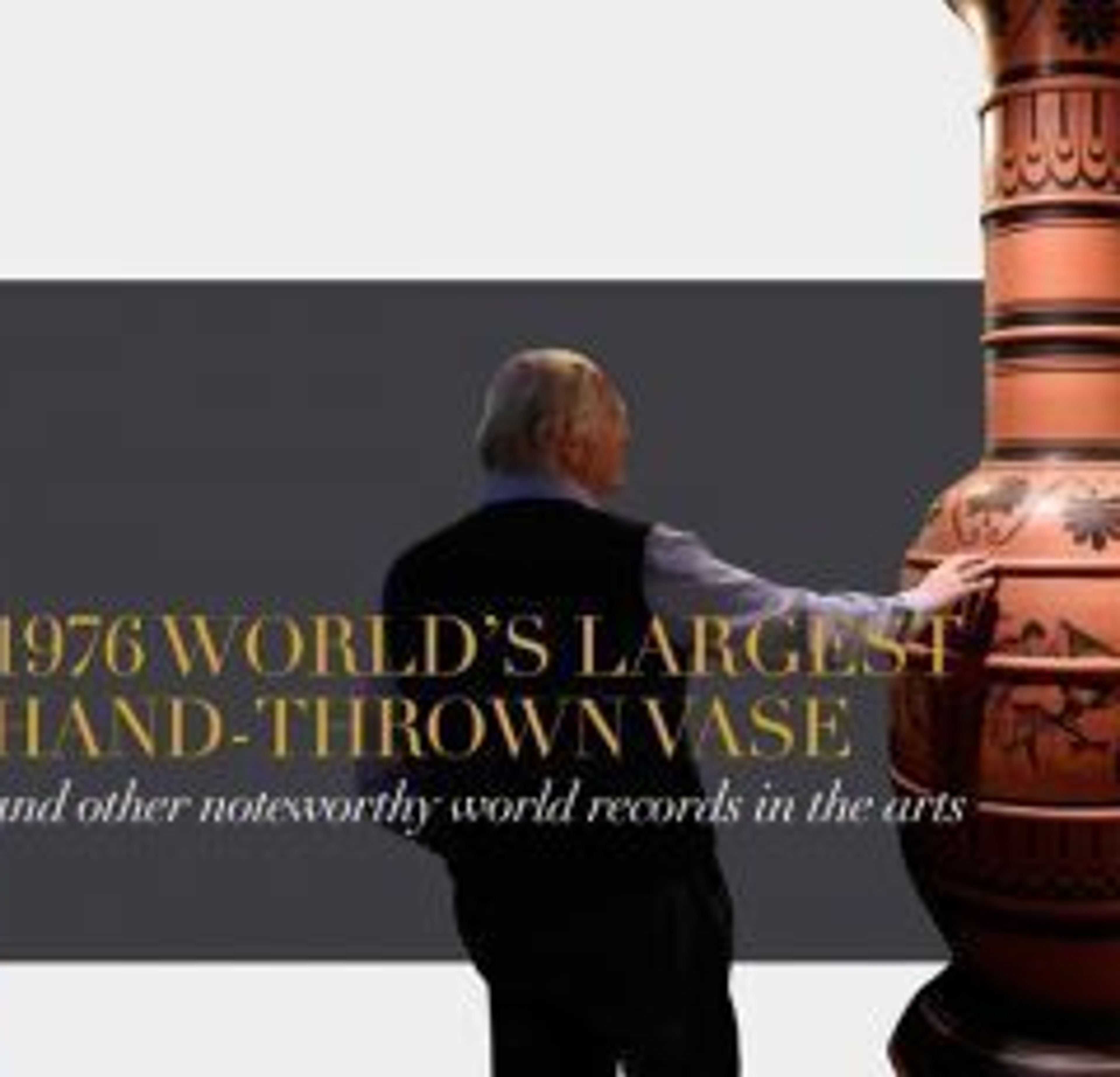 The World’s Largest Hand-Thrown Vase: Haeger Pottery Collection