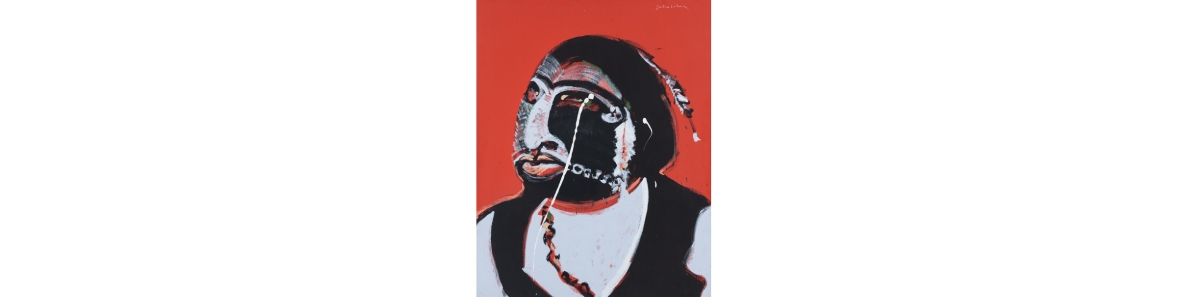 Lot 22 | Fritz Scholder, Insane Indian no. 25, 1972 | Estimate $100,000 – 200,000