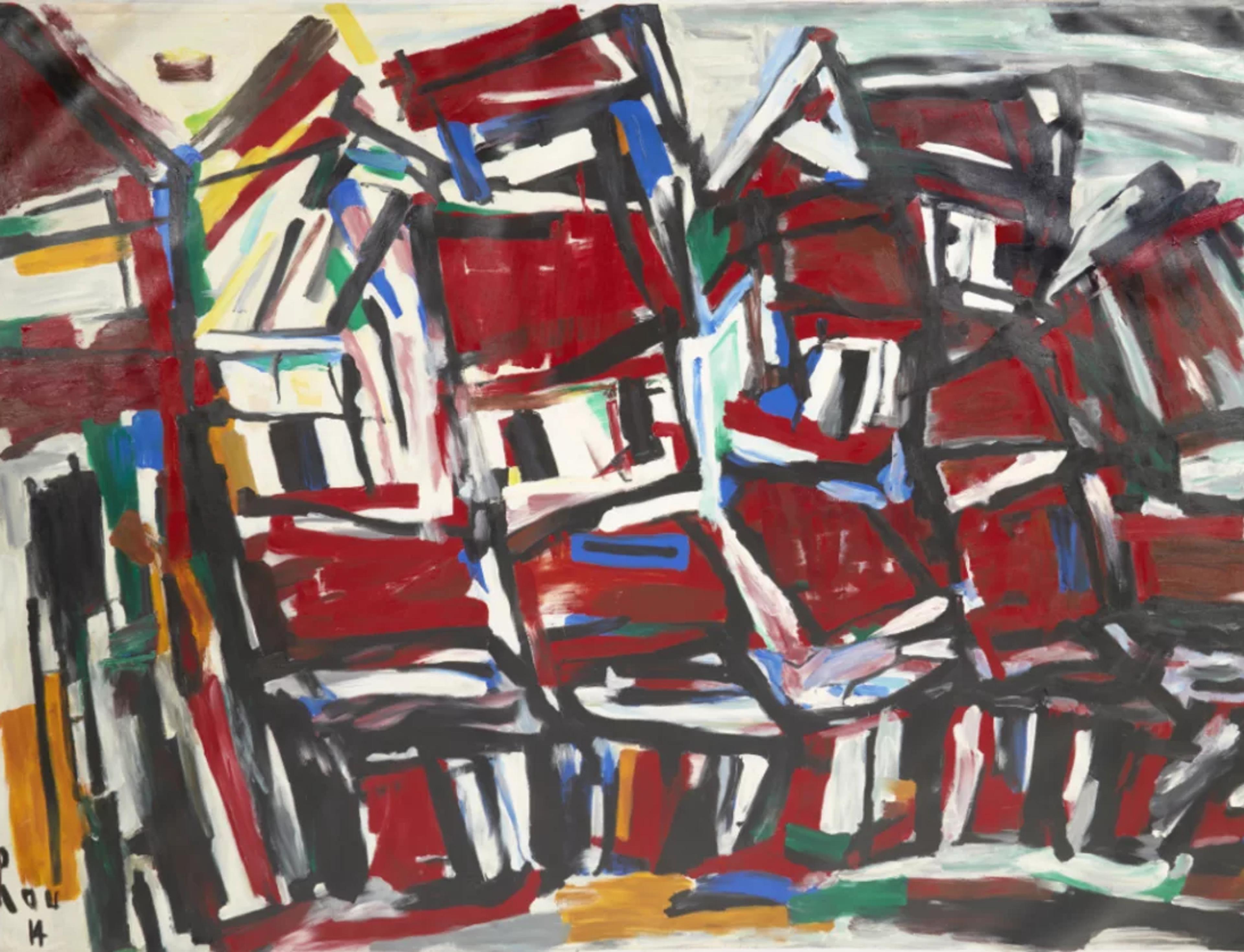 Lot 15 | Hanoi Street, 2014 Tran Luu Hau 陳劉厚 (Vietnamese, 1928-2020) | Sold for 118,400