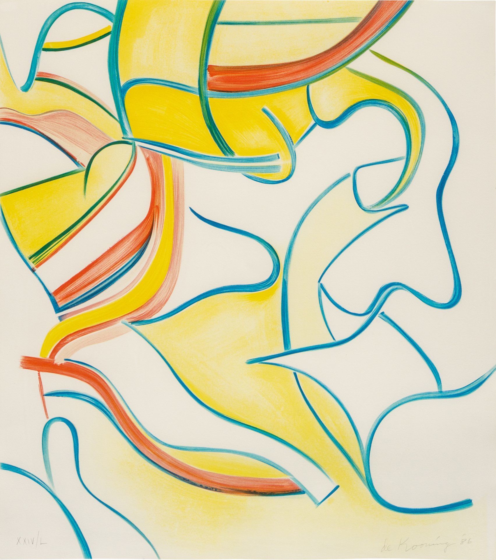 Willem de Kooning, Quatre Lithographies