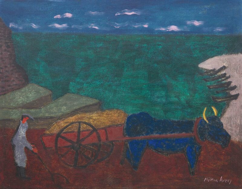 Lot 89 | Milton Avery, Oxcart | Sold for $203,700