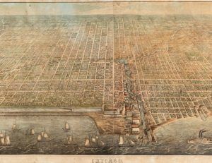Pre-Fire Chicago Map by J.T. Palmatary Sells for $200,000