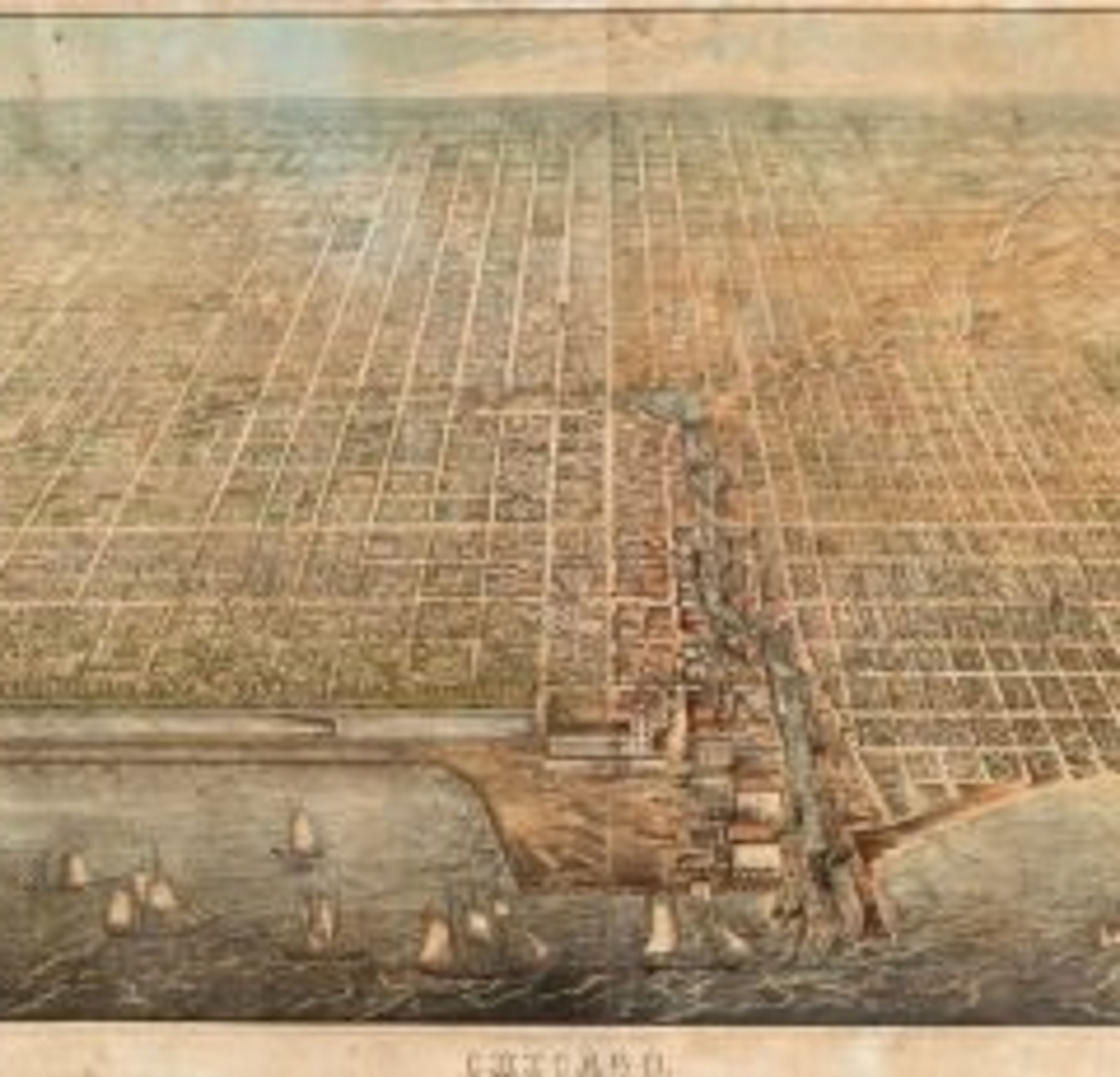 Pre-Fire Chicago Map by J.T. Palmatary Sells for $200,000