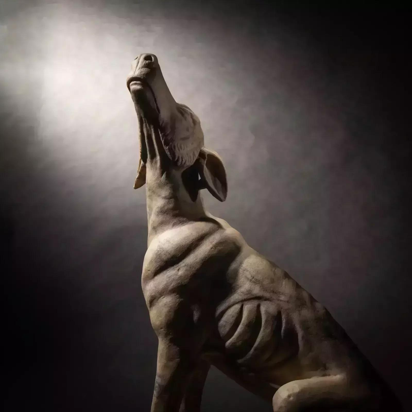A Roman Pavonazzetto Marble Laconian Hound