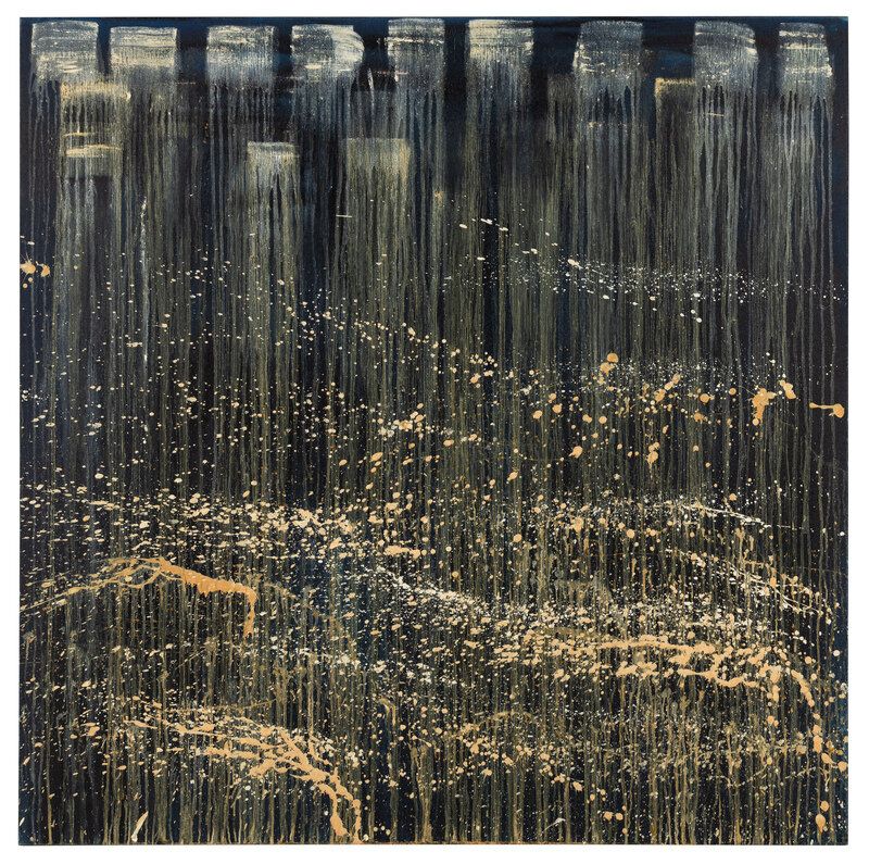 Pat Steir (American, b. 1938) Small Ghost Waterfall, 1993