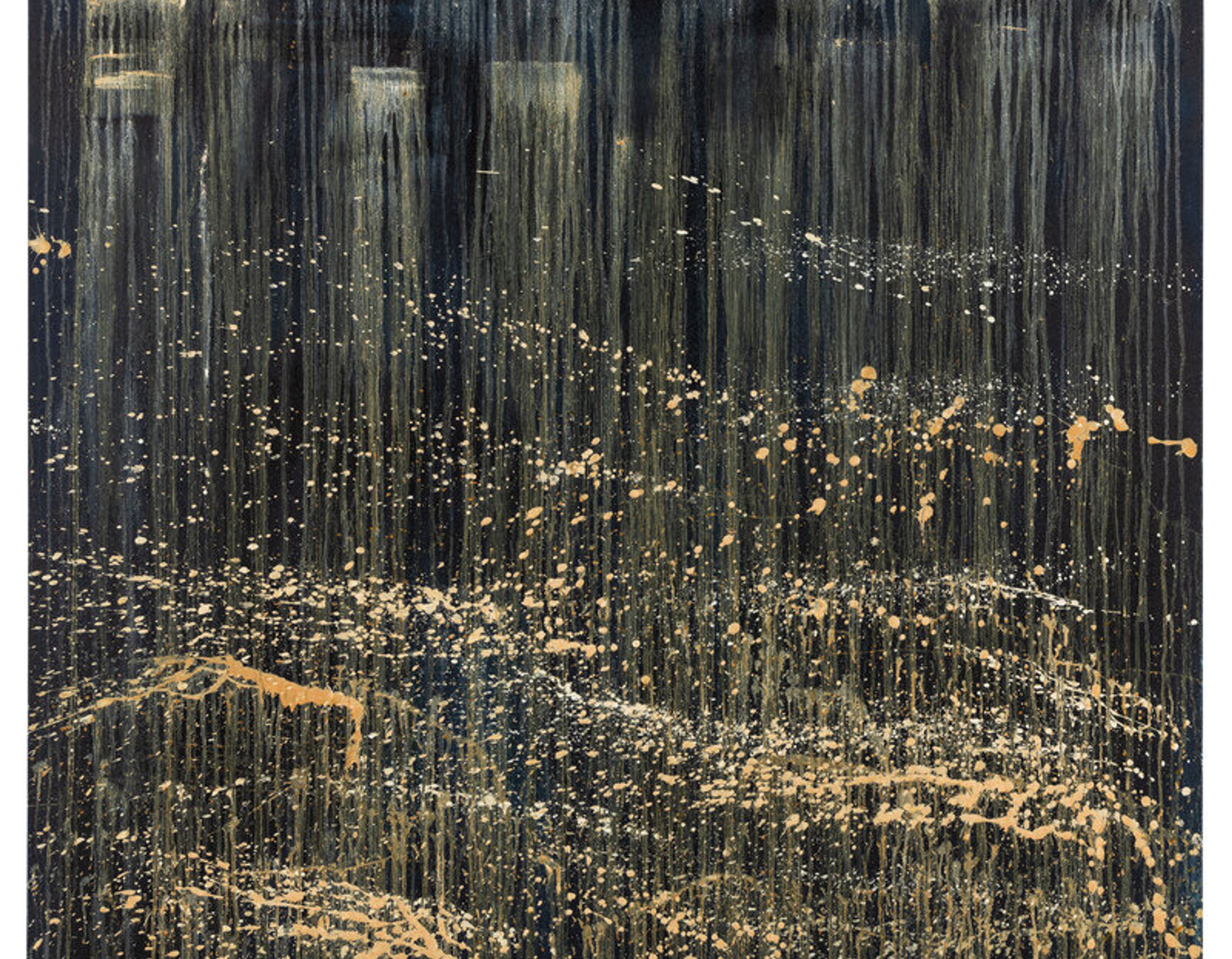 Pat Steir (American, b. 1938) Small Ghost Waterfall, 1993