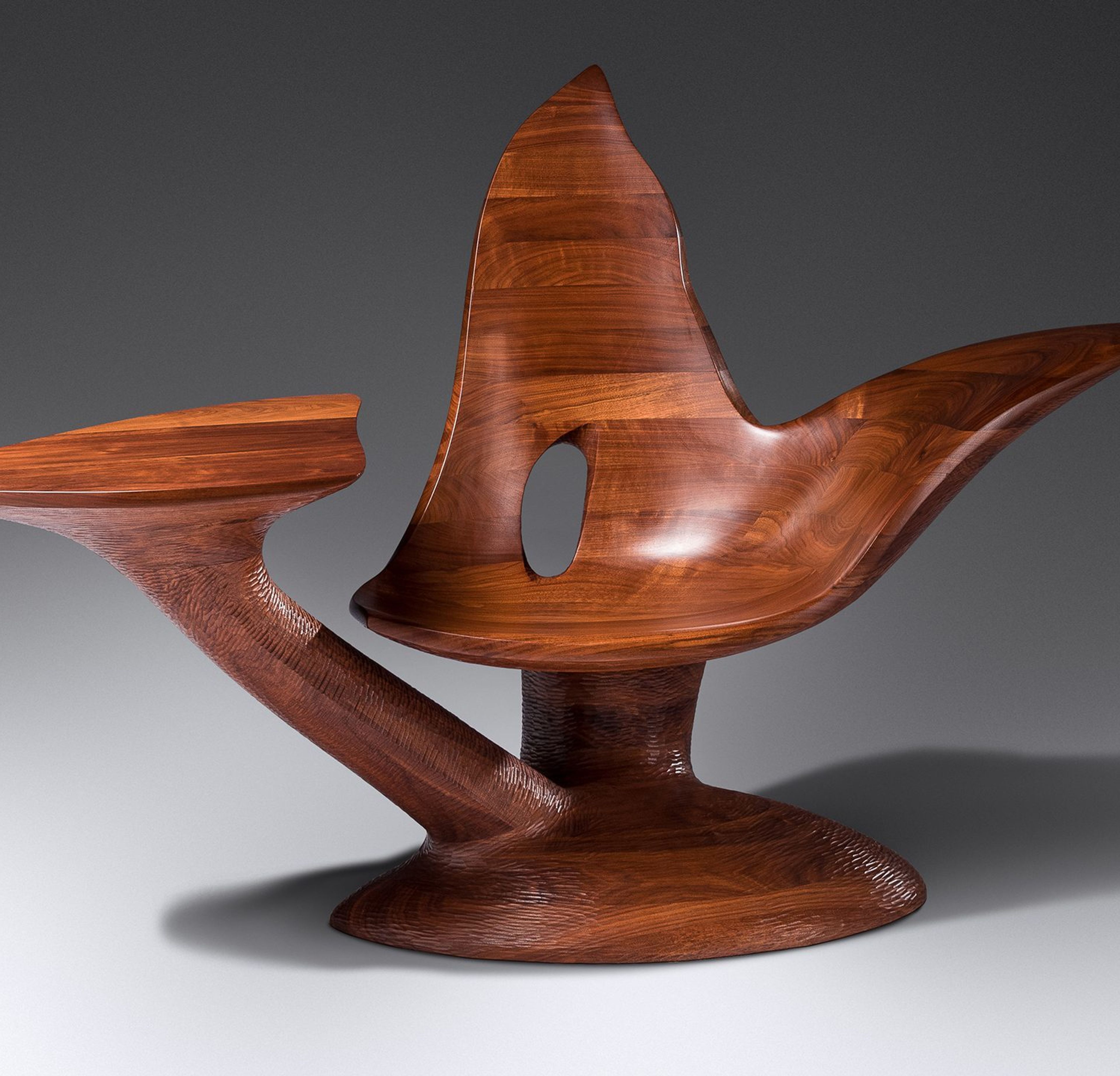 Wendell Castle, Too Soon Chair, 2005