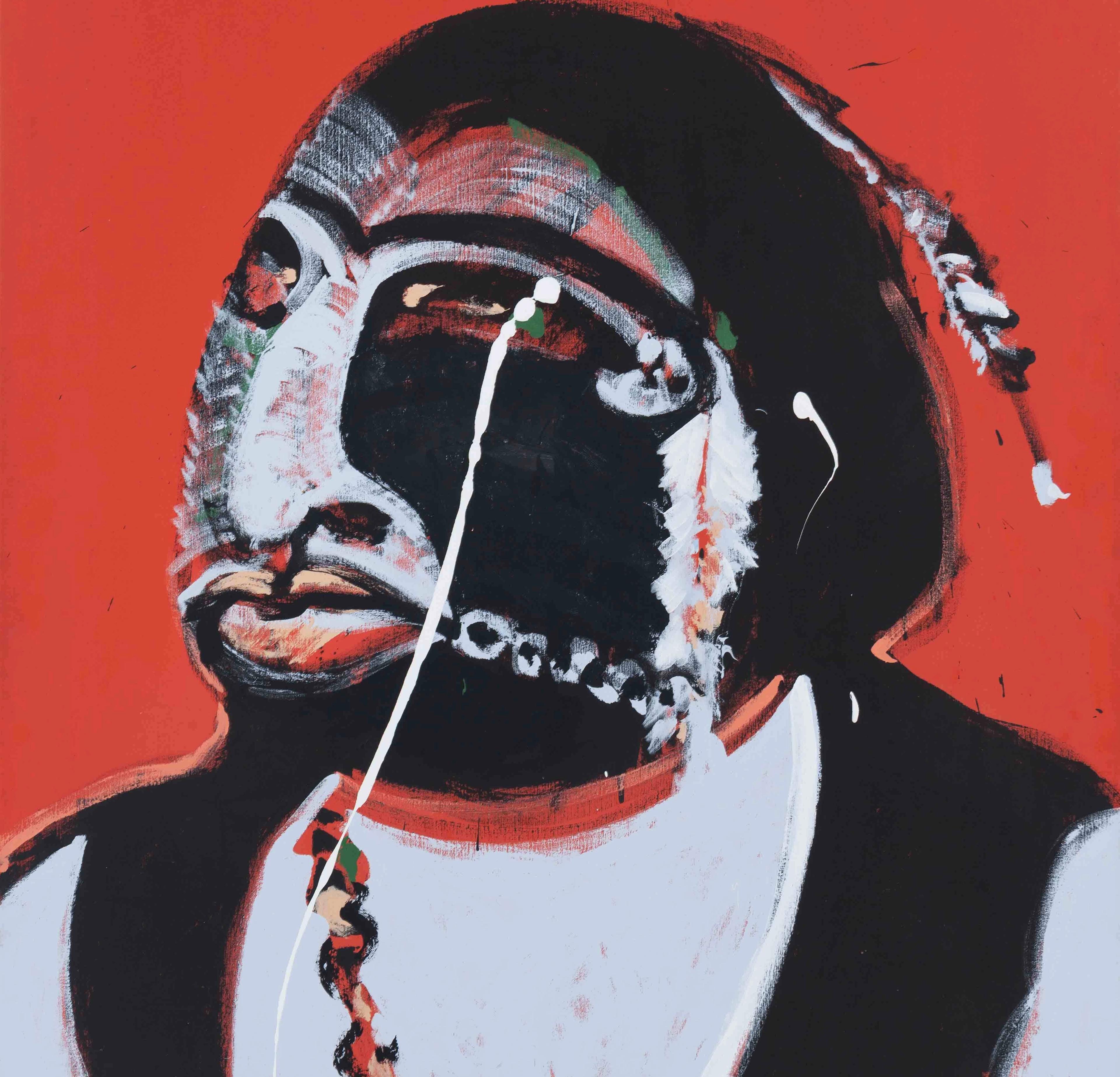 Fritz Scholder’s Insane Indian No. 25 (1972): A Raw and Compassionate Vision