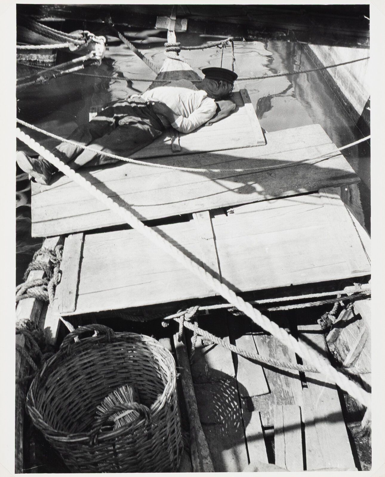 László Moholy-Nagy (Hungarian, 1845-1946) Marseille, 1929-1932; printed later gelatin silver print 9 3/4 x 7 1/2 in. 10 x 8 inches.