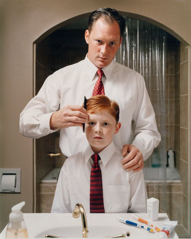 Lot 58 | Angela Strassheim (b. 1969), 'Untitled (Father and Son)', 2004, Estimate: $12,000 - $18,000