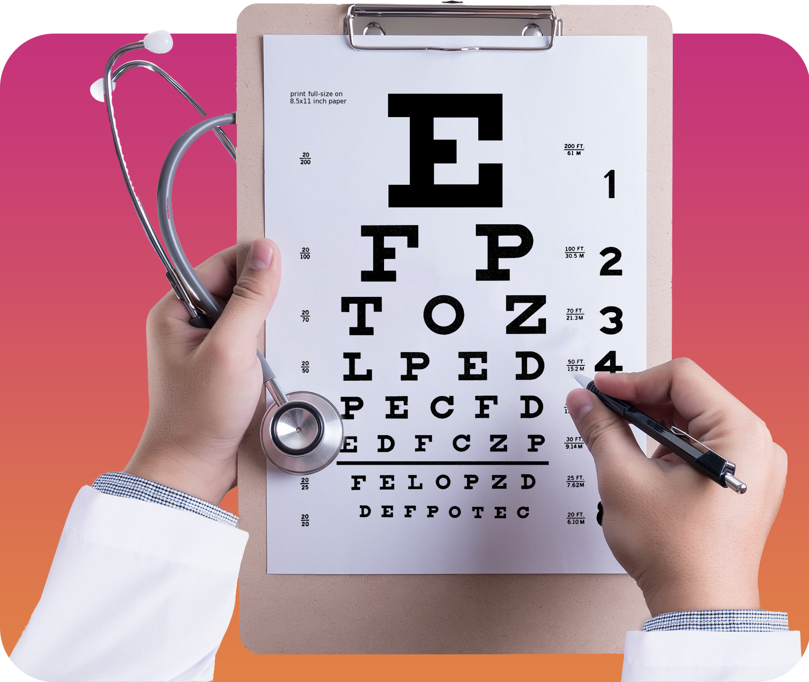eye chart