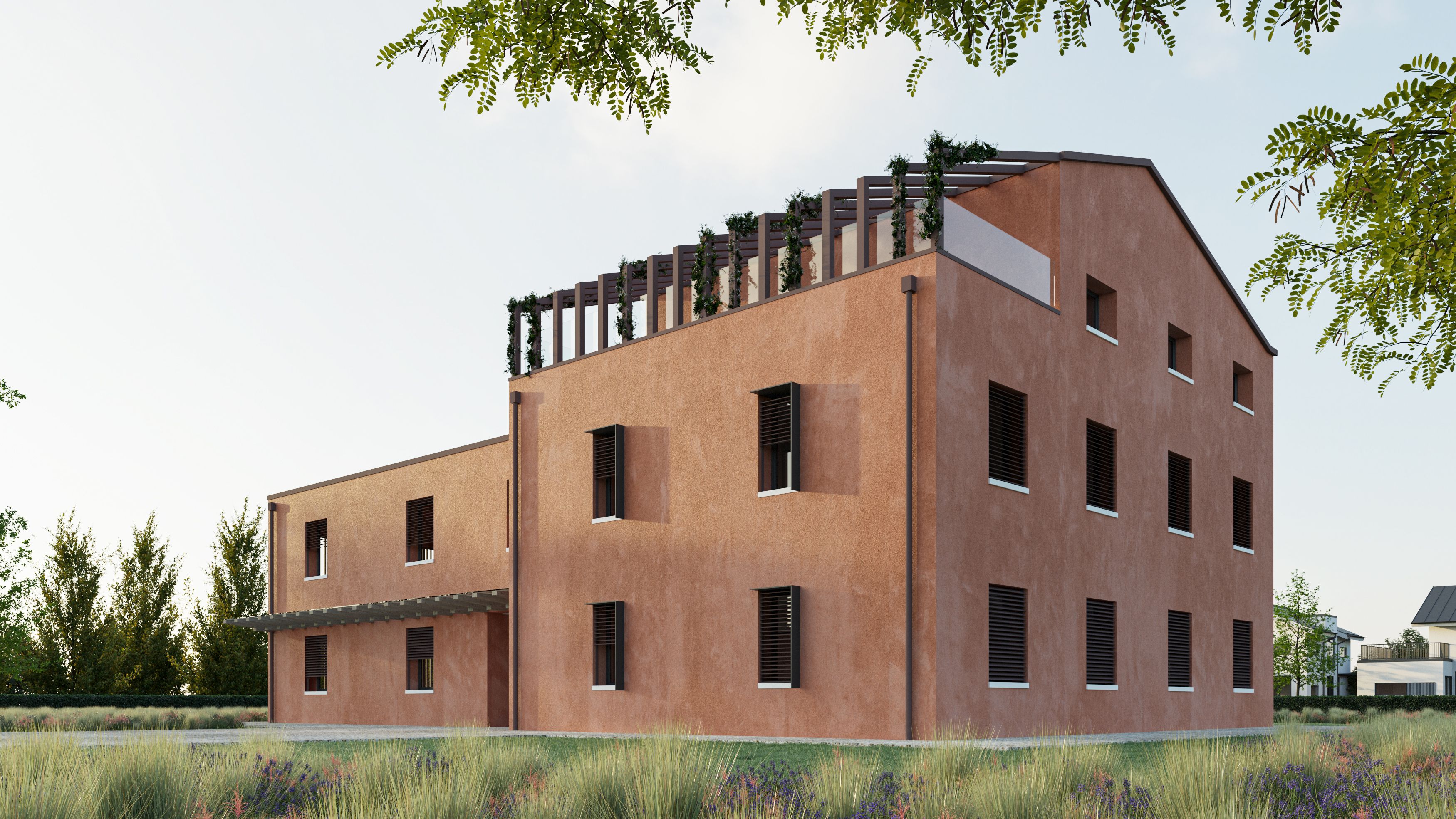 render a colori casa della comunità
