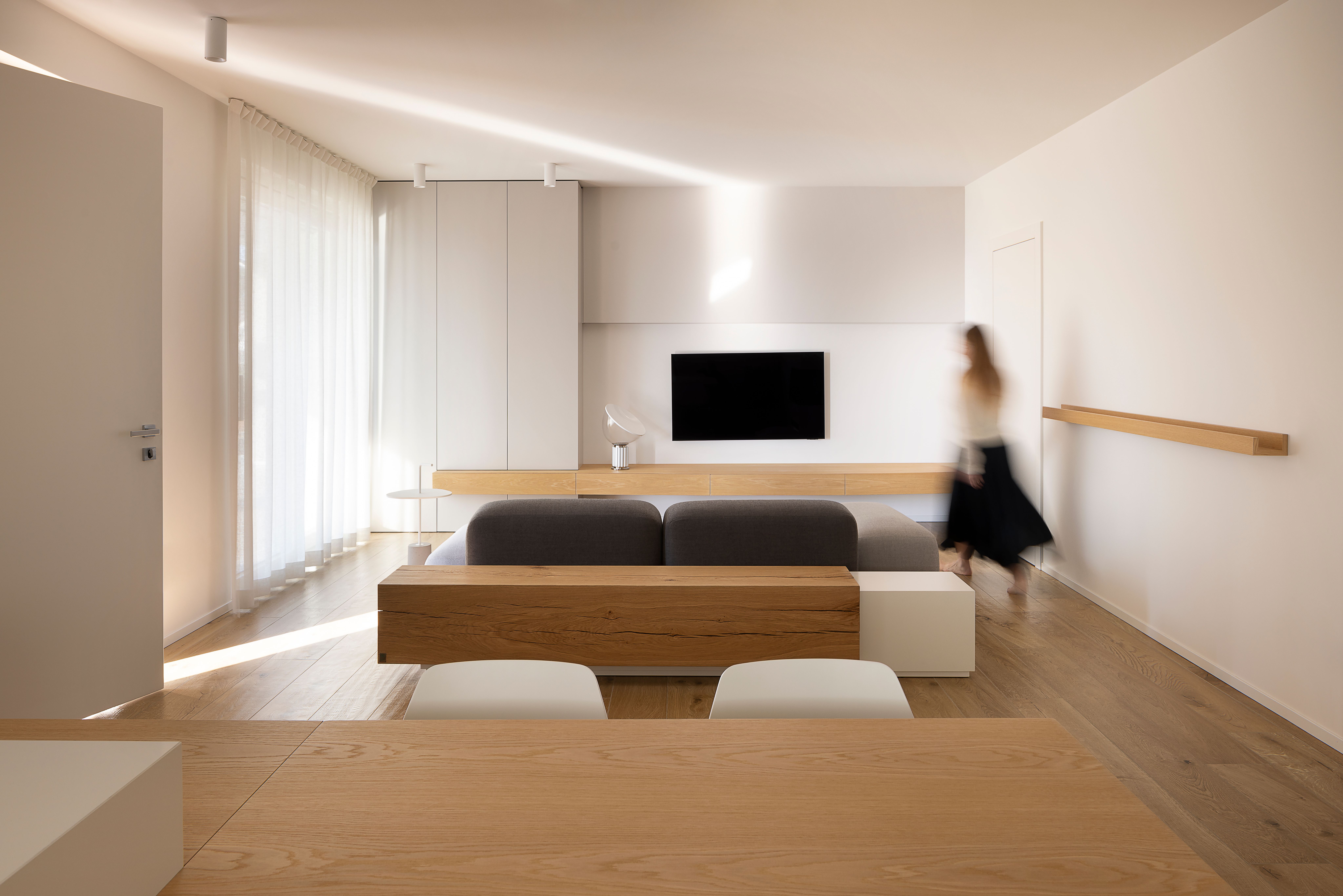 Foto a colori di una soggiorno moderno