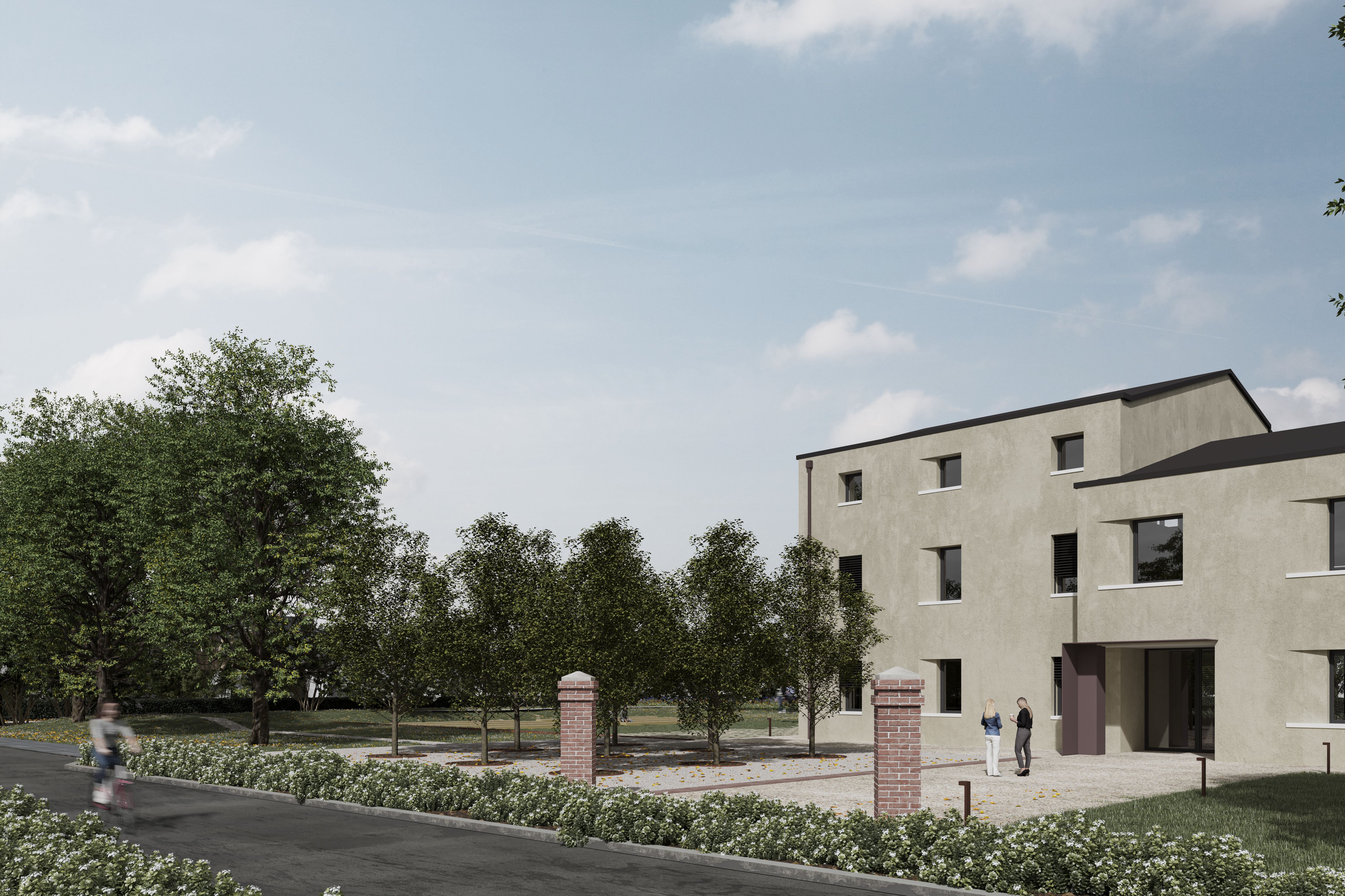 render a colori parco casa della comunità