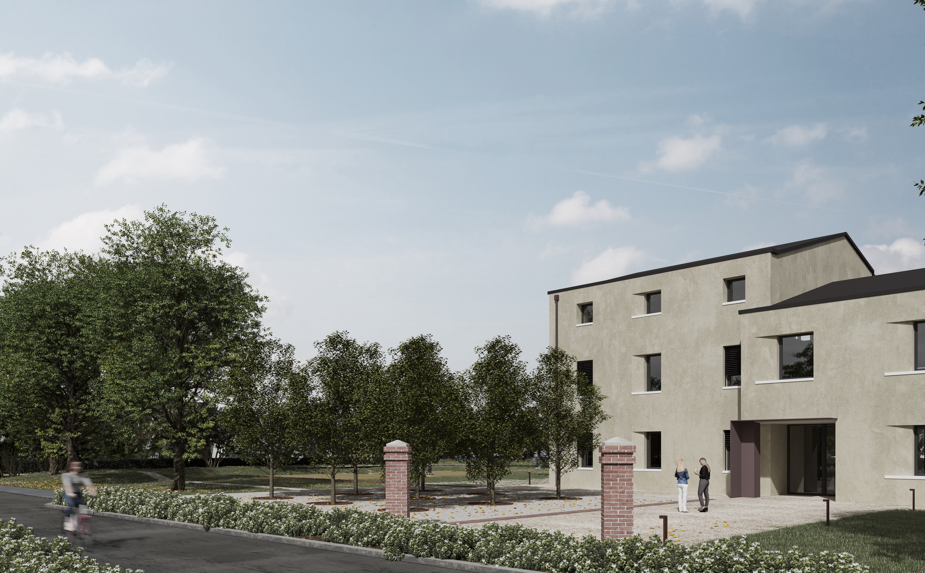 render a colori parco casa della comunità